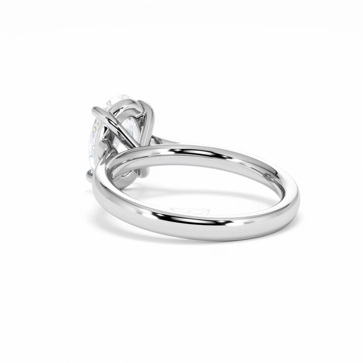Amora Oval 2.00ct Lab Diamond Engagement Ring F/VS1 Set in Platinum - Image 58