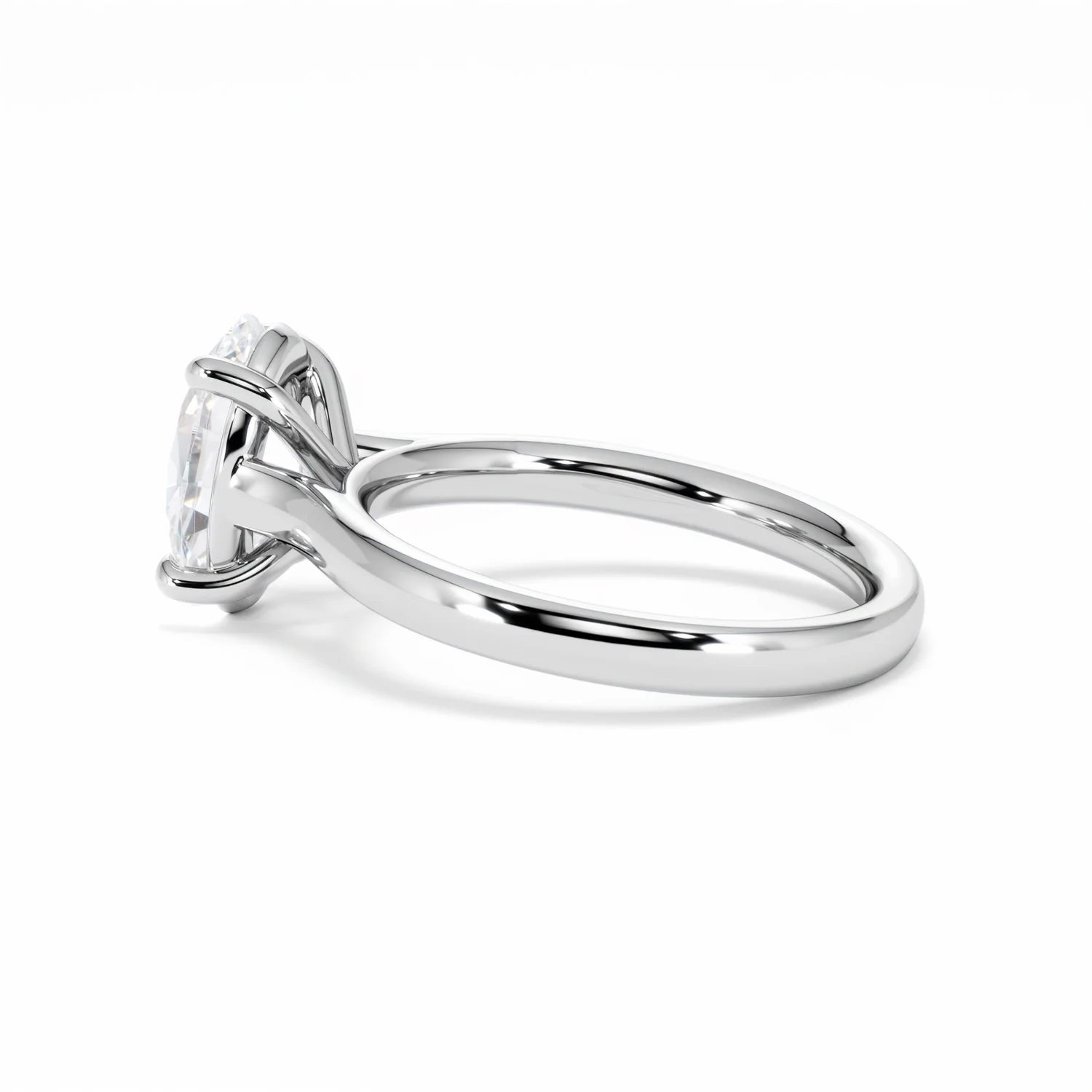 Amora Oval 2.00ct Lab Diamond Engagement Ring F/VS1 Set in Platinum - Image 66