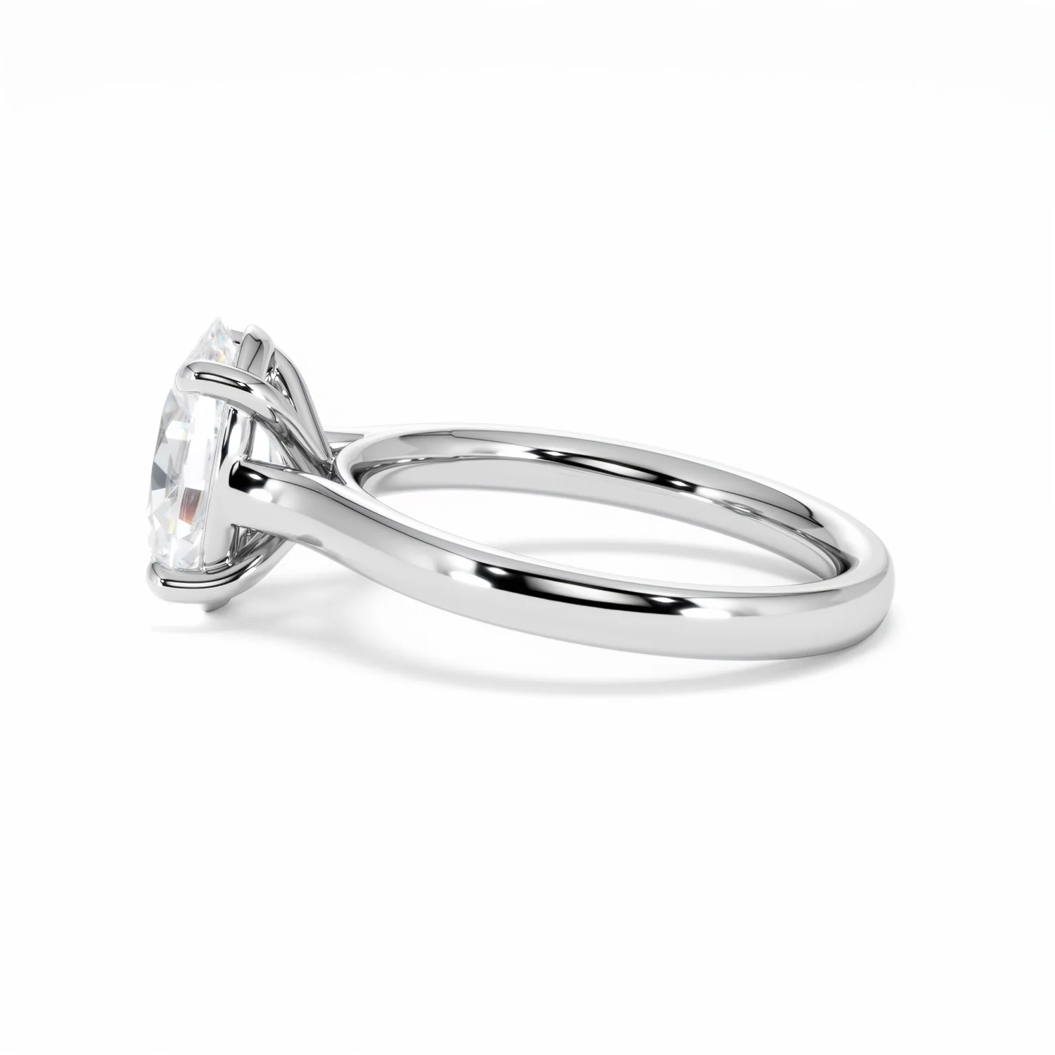 Amora Oval 2.00ct Lab Diamond Engagement Ring F/VS1 Set in Platinum - Image 69