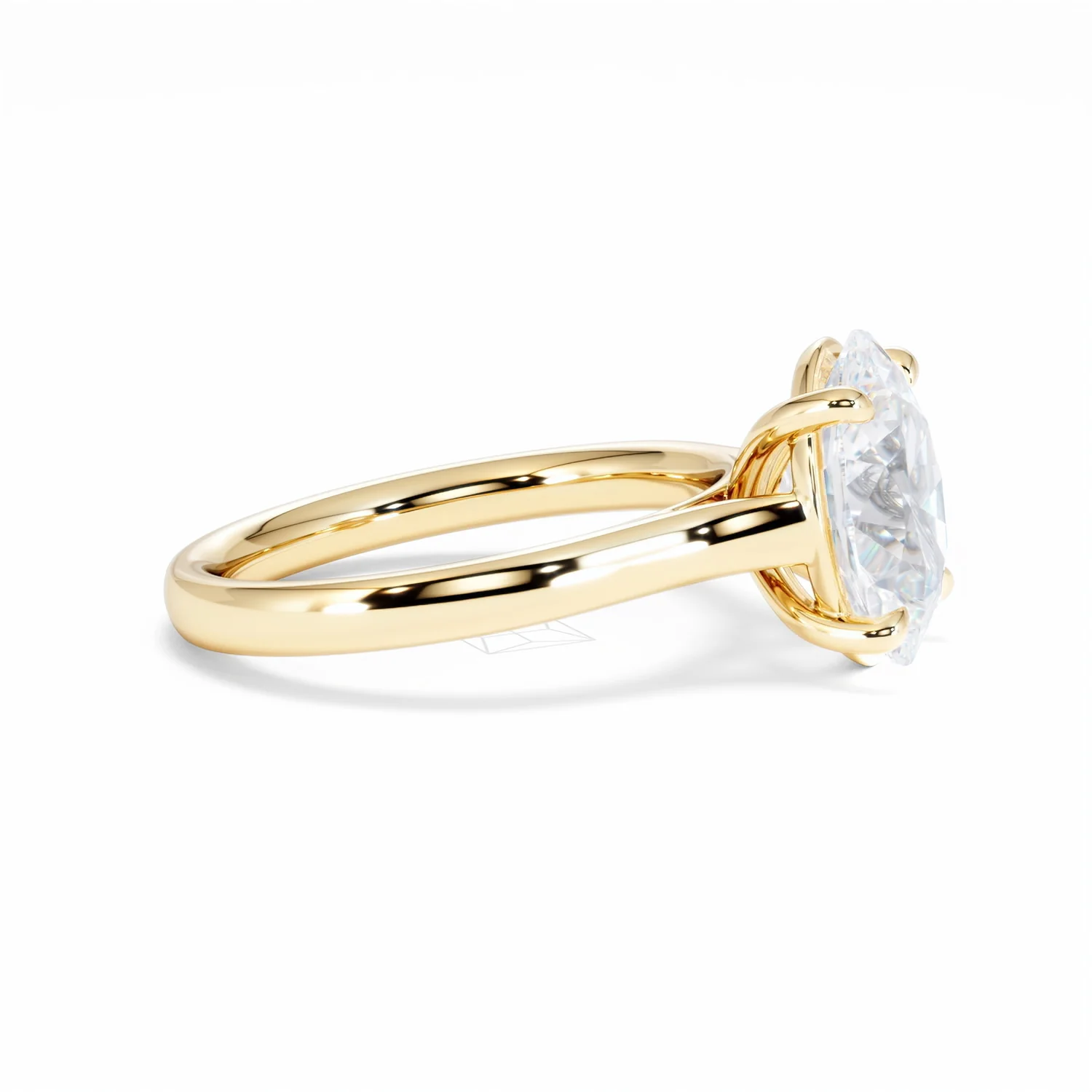 Amora Oval 3.00ct Lab Diamond Engagement Ring G/VS1 Set in 18K Gold - Image 26