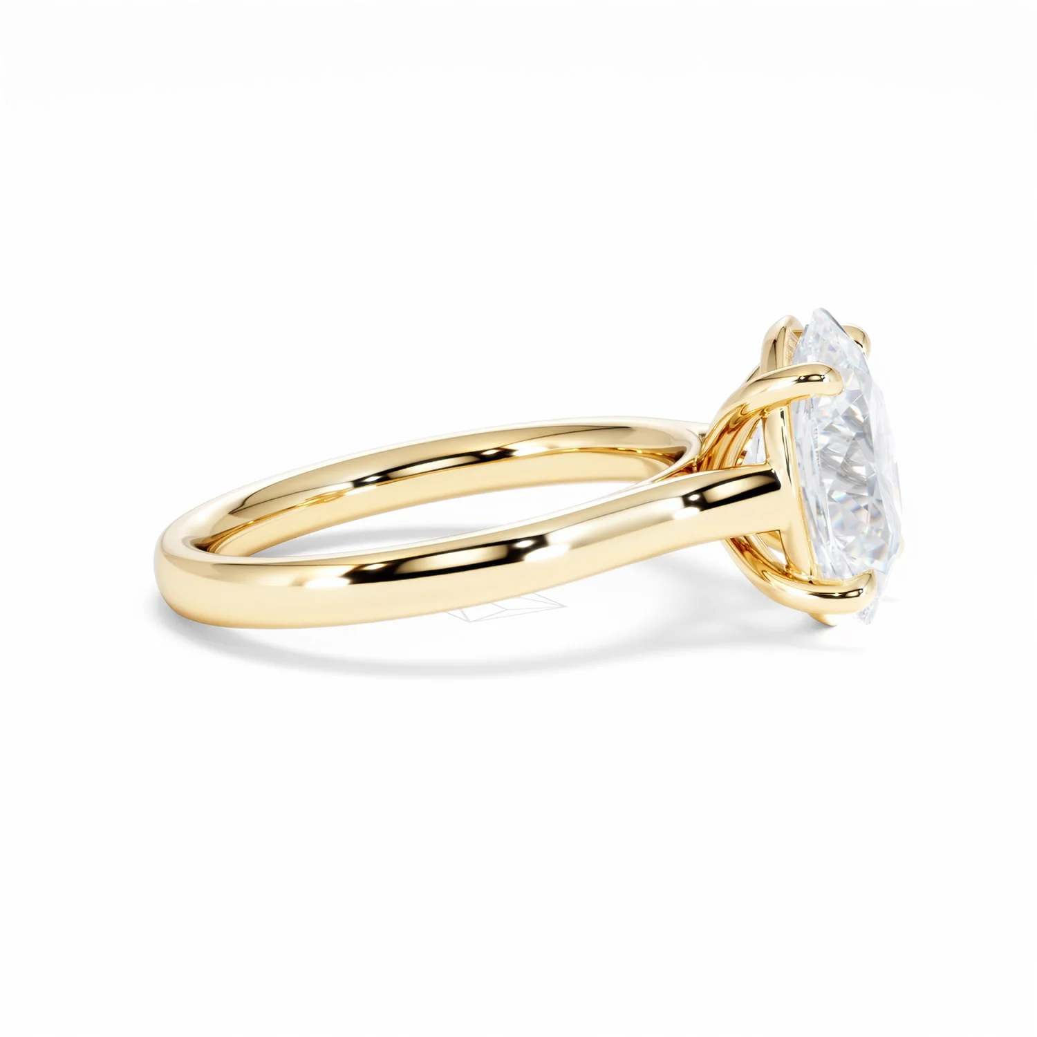 Amora Oval 3.00ct Lab Diamond Engagement Ring G/VS1 Set in 18K Gold - Image 27
