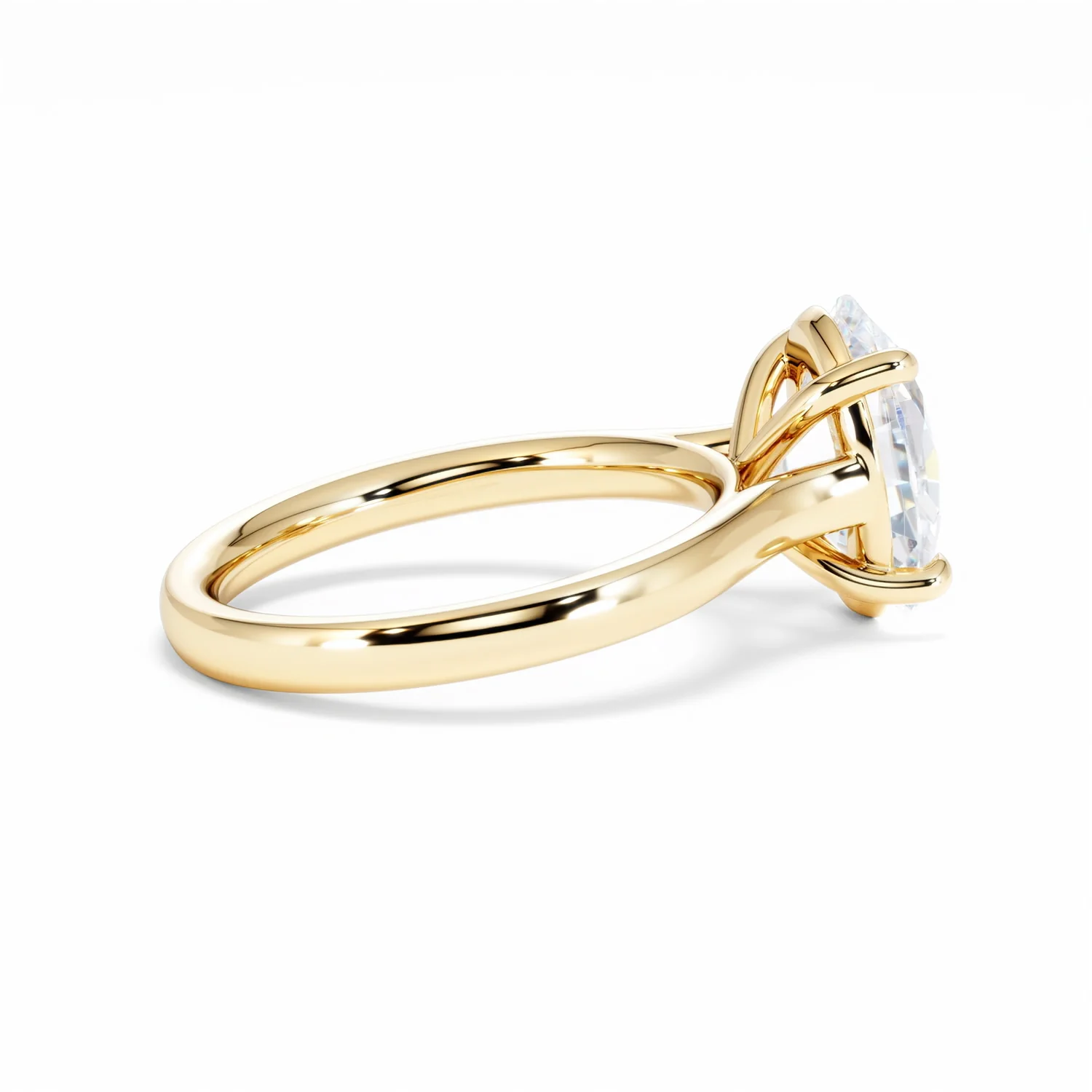 Amora Oval 3.00ct Lab Diamond Engagement Ring G/VS1 Set in 18K Gold - Image 33