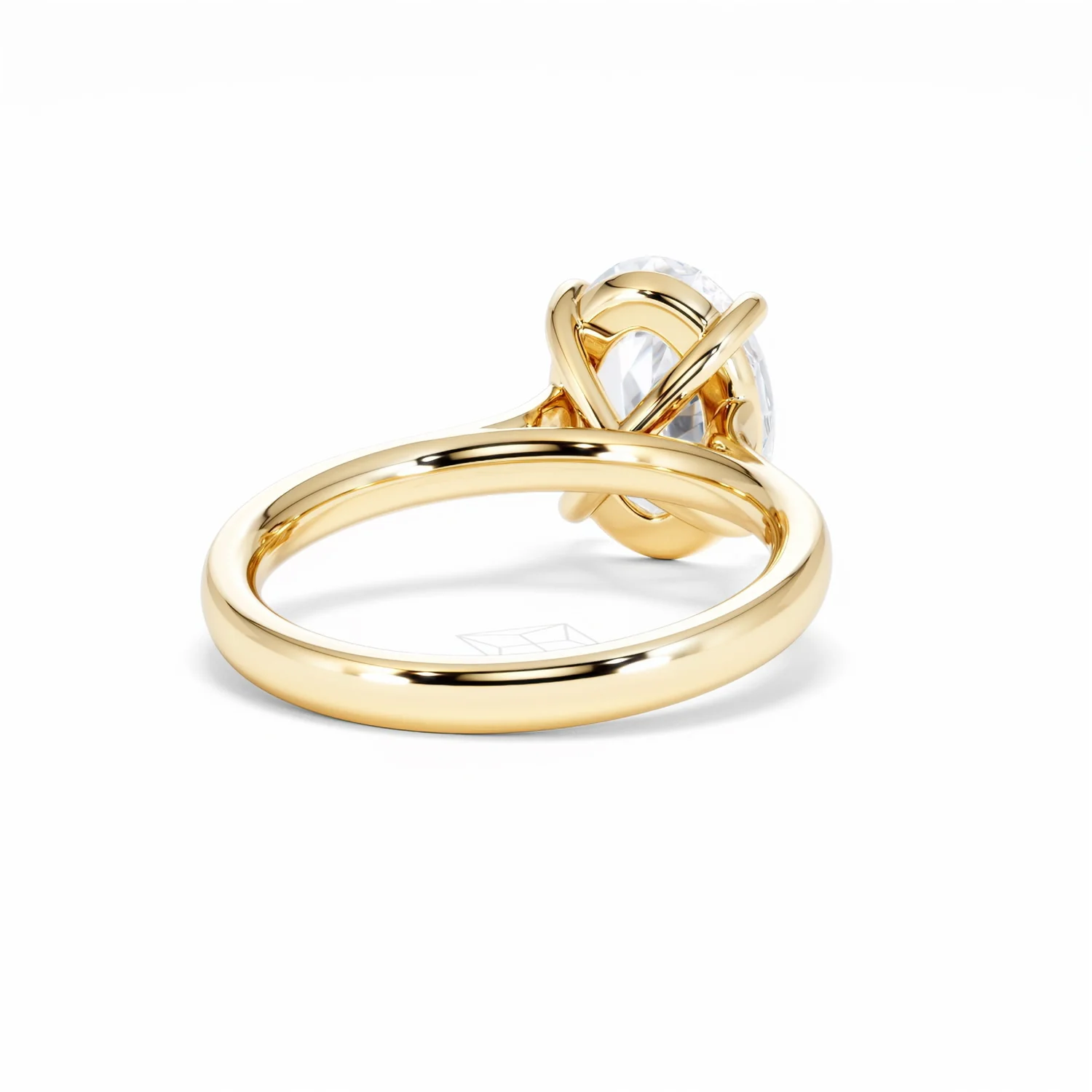 Amora Oval 3.00ct Lab Diamond Engagement Ring G/VS1 Set in 18K Gold - Image 45