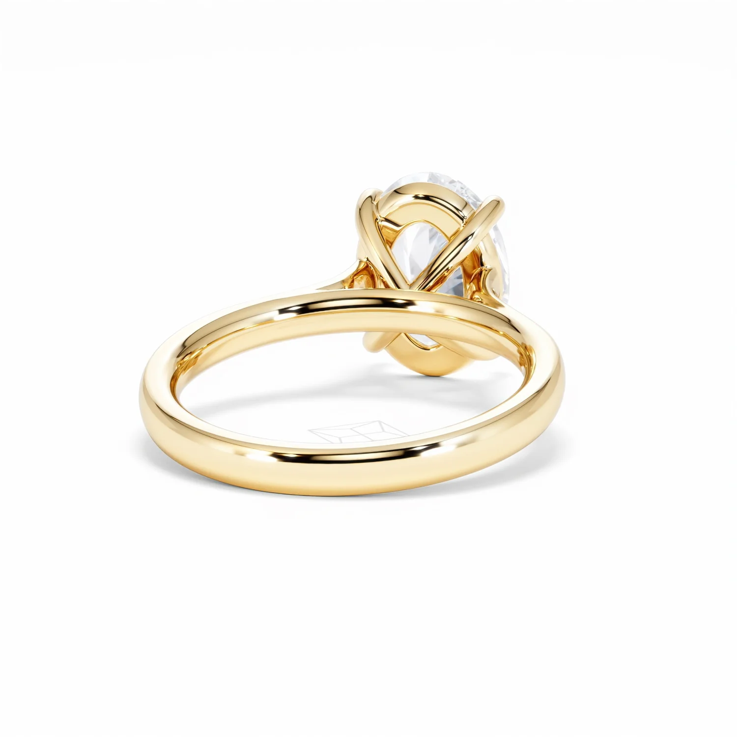 Amora Oval 3.00ct Lab Diamond Engagement Ring G/VS1 Set in 18K Gold - Image 46