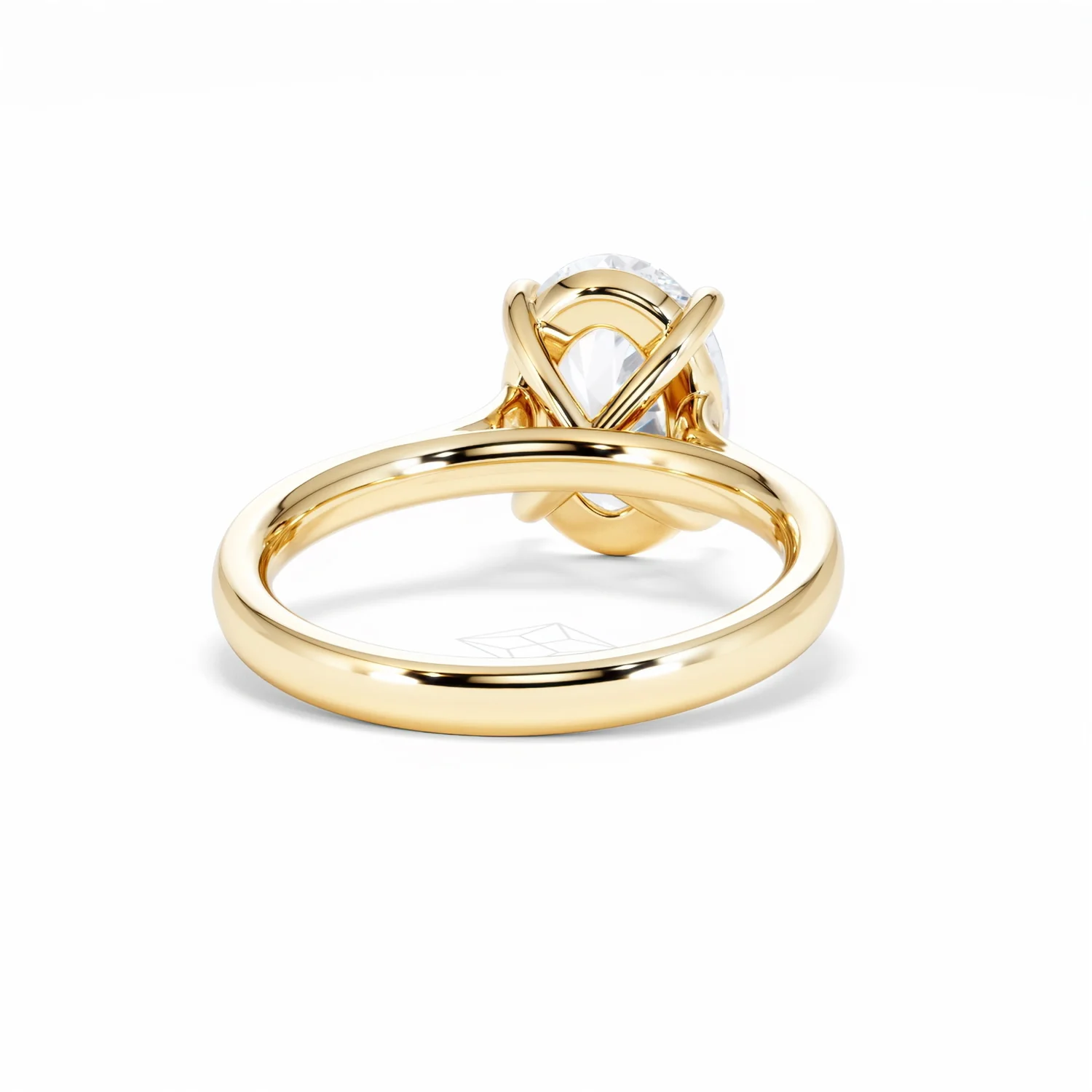 Amora Oval 3.00ct Lab Diamond Engagement Ring G/VS1 Set in 18K Gold - Image 47