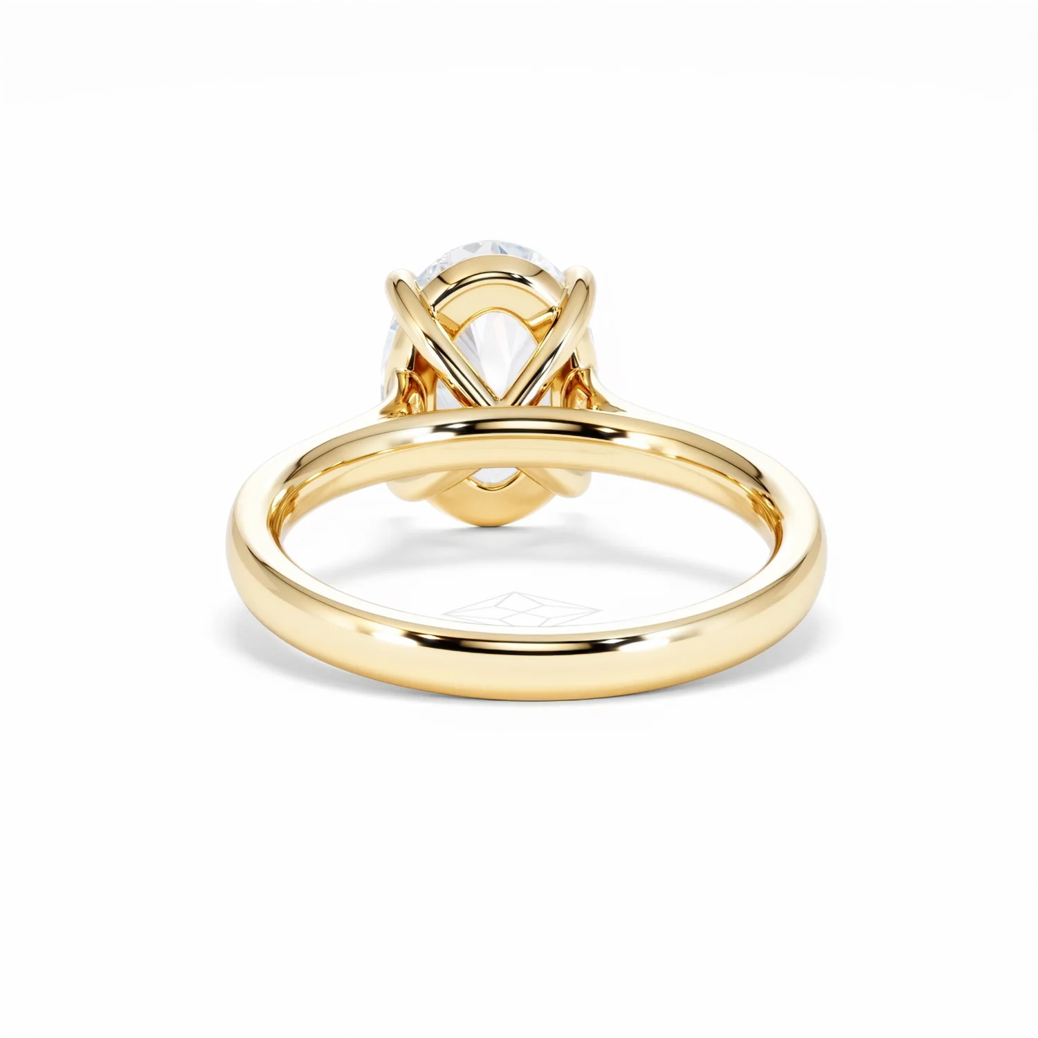 Amora Oval 3.00ct Lab Diamond Engagement Ring G/VS1 Set in 18K Gold - Image 51