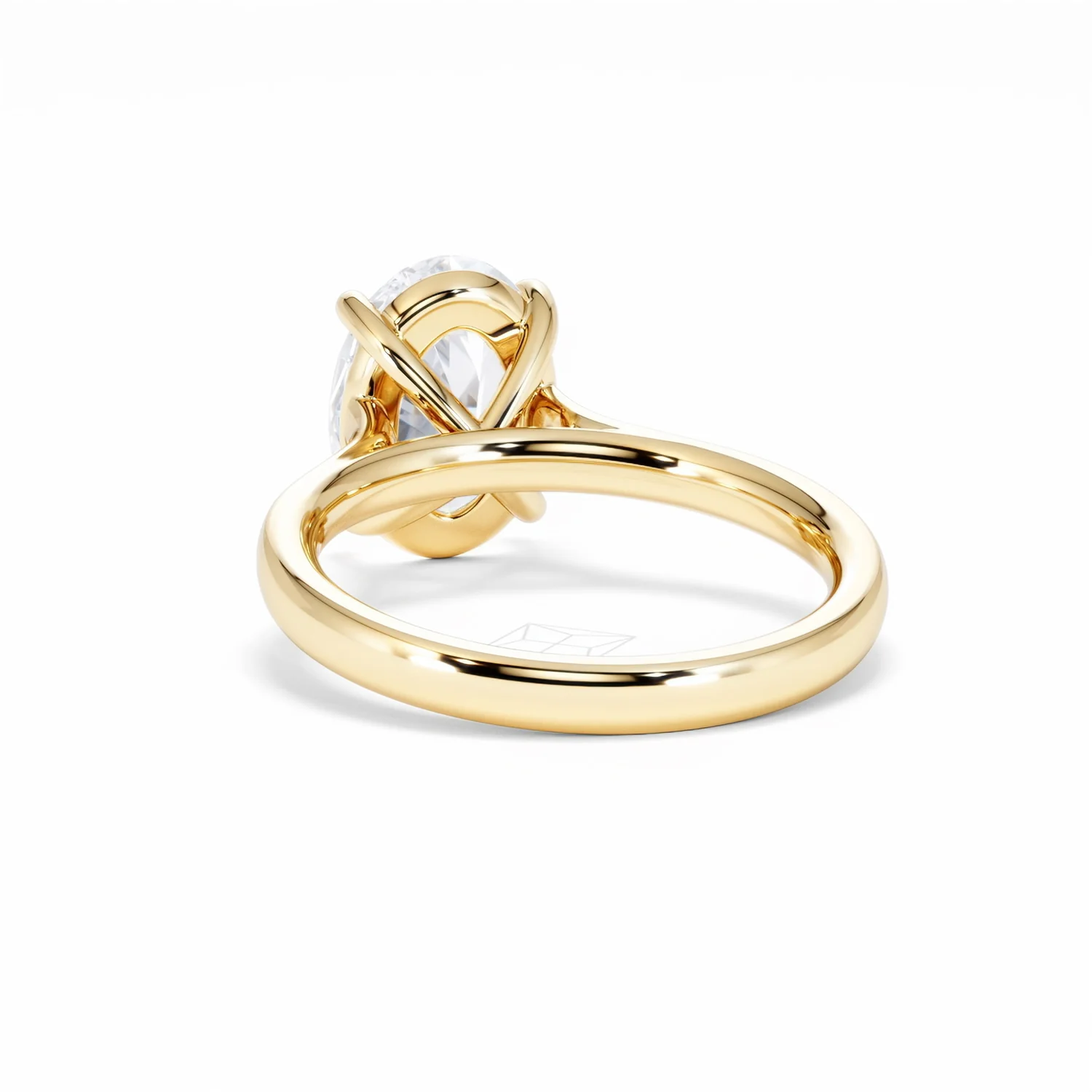 Amora Oval 3.00ct Lab Diamond Engagement Ring G/VS1 Set in 18K Gold - Image 54