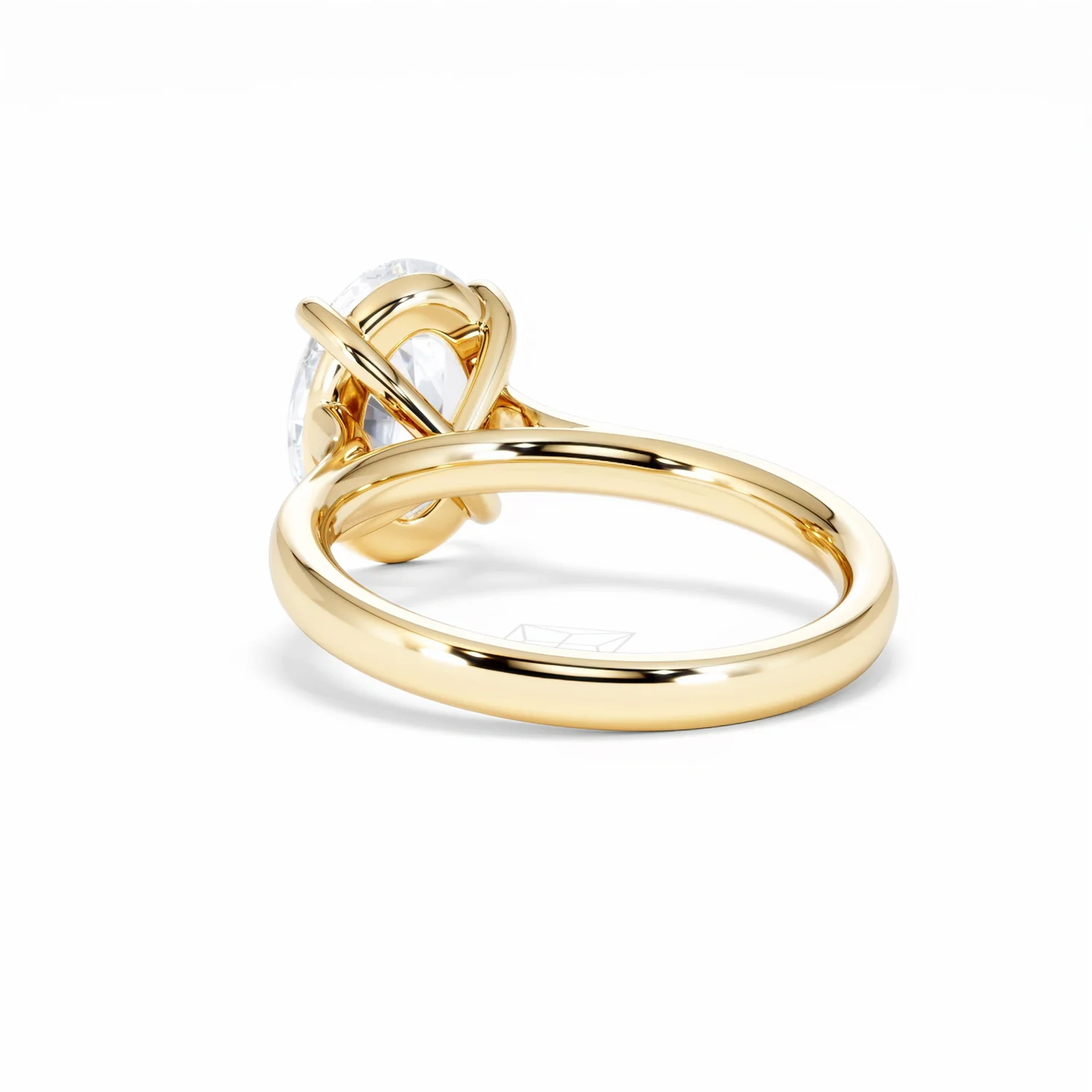 Amora Oval 3.00ct Lab Diamond Engagement Ring G/VS1 Set in 18K Gold - Image 56