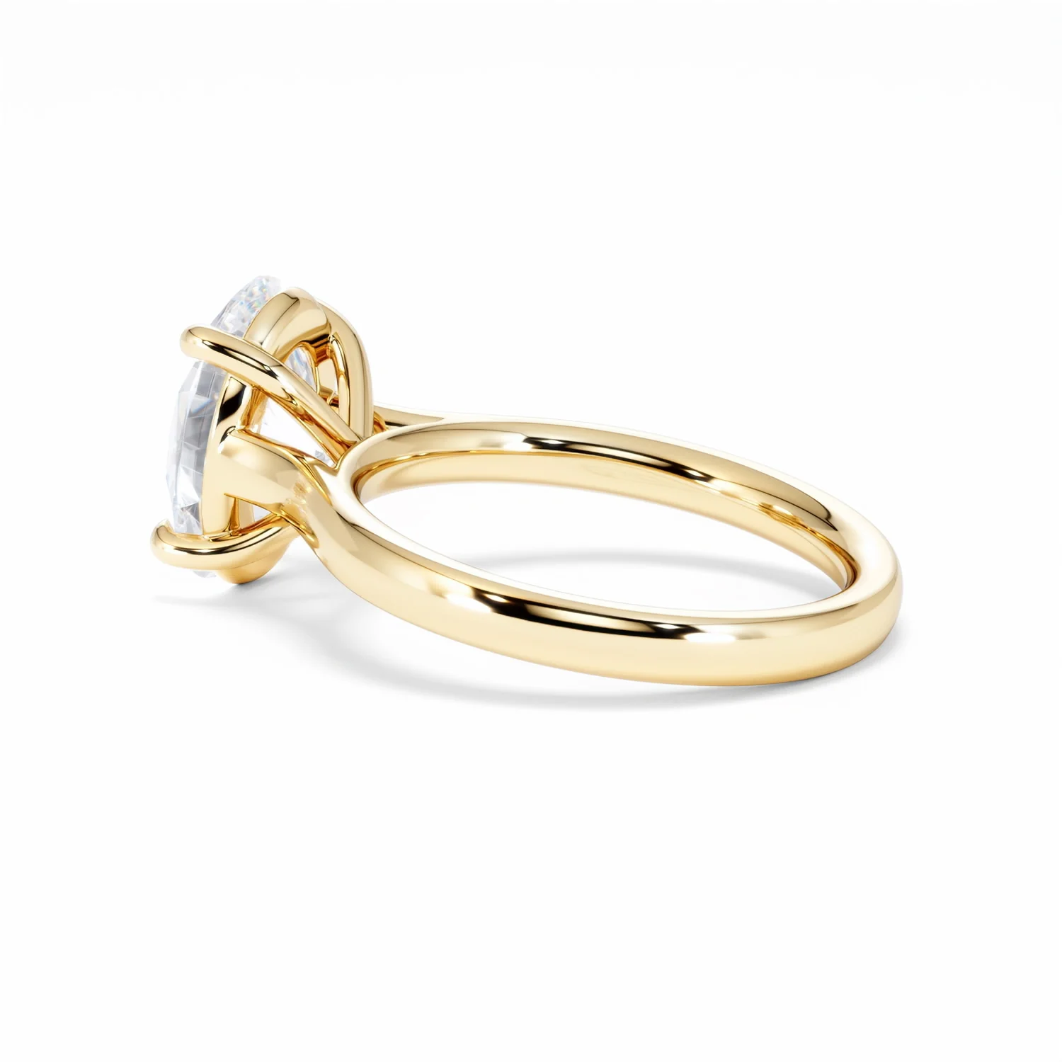 Amora Oval 3.00ct Lab Diamond Engagement Ring G/VS1 Set in 18K Gold - Image 64