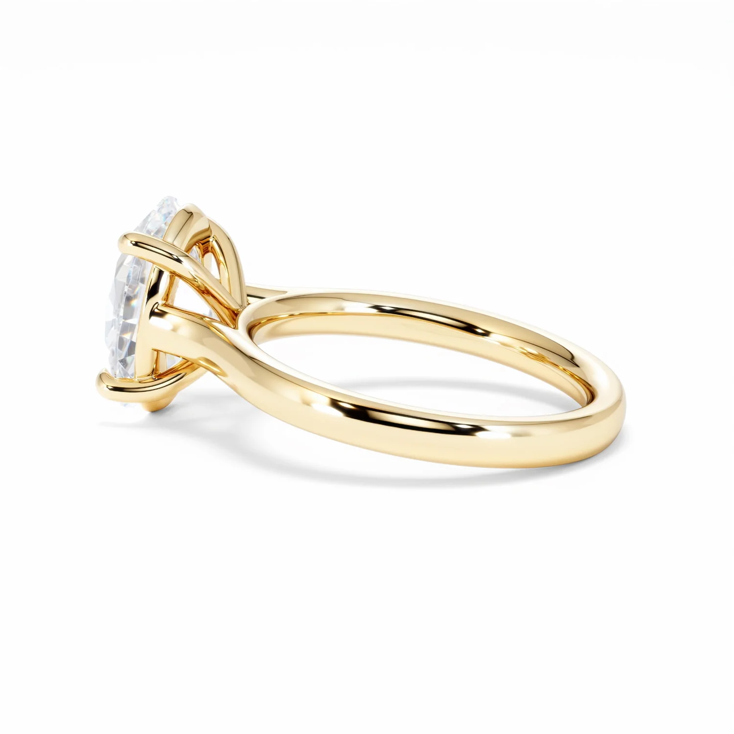 Amora Oval 3.00ct Lab Diamond Engagement Ring G/VS1 Set in 18K Gold - Image 66