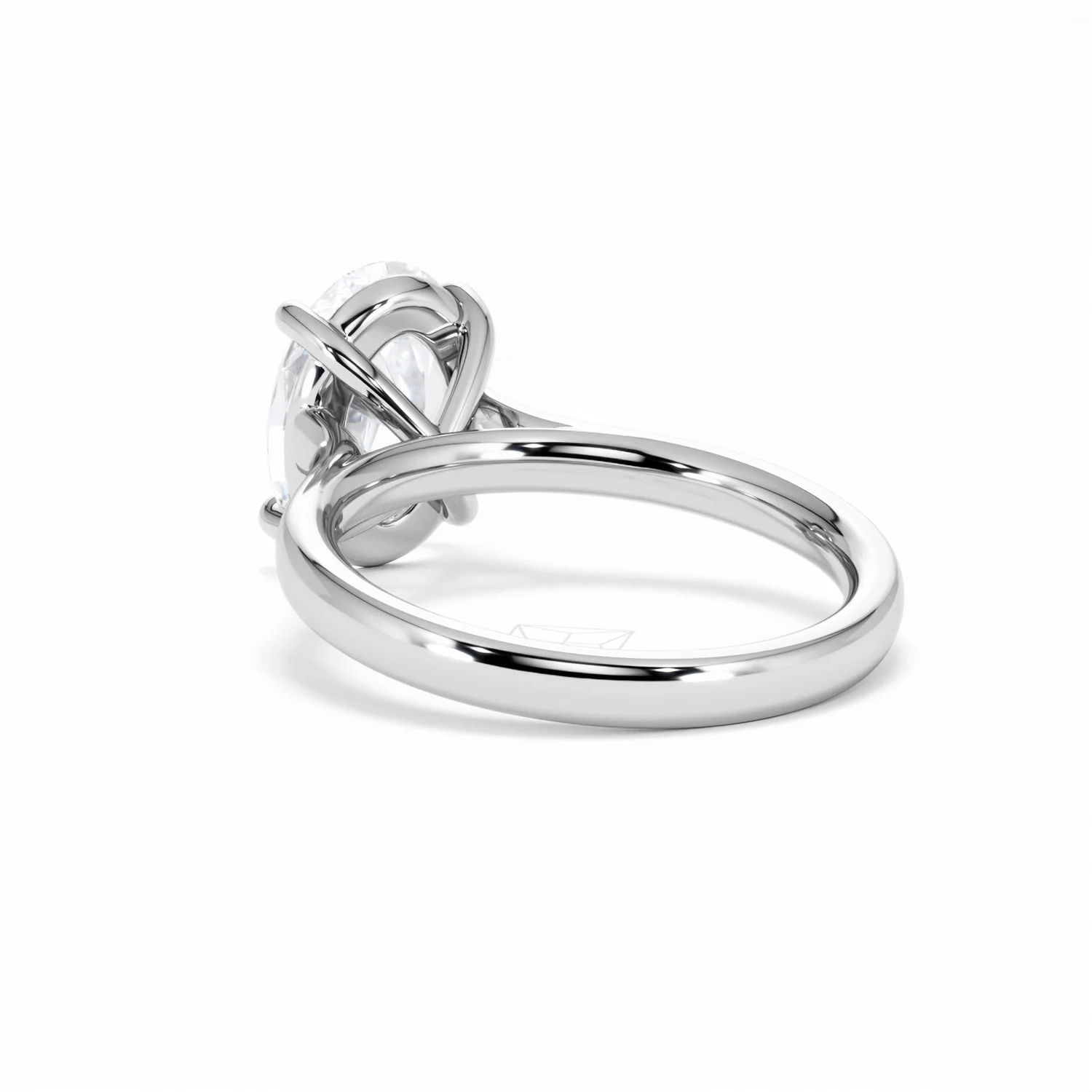Amora Oval 3.00ct Lab Diamond Engagement Ring G/VS1 Set in 18K White Gold - Image 57