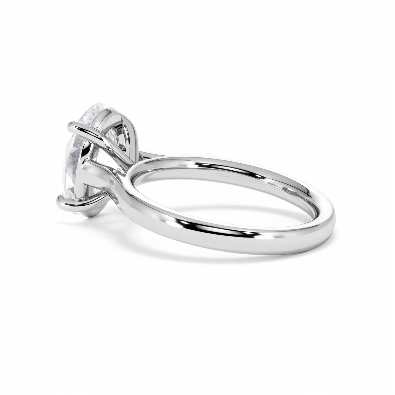 Amora Oval 3.00ct Lab Diamond Engagement Ring G/VS1 Set in 18K White Gold - Image 64