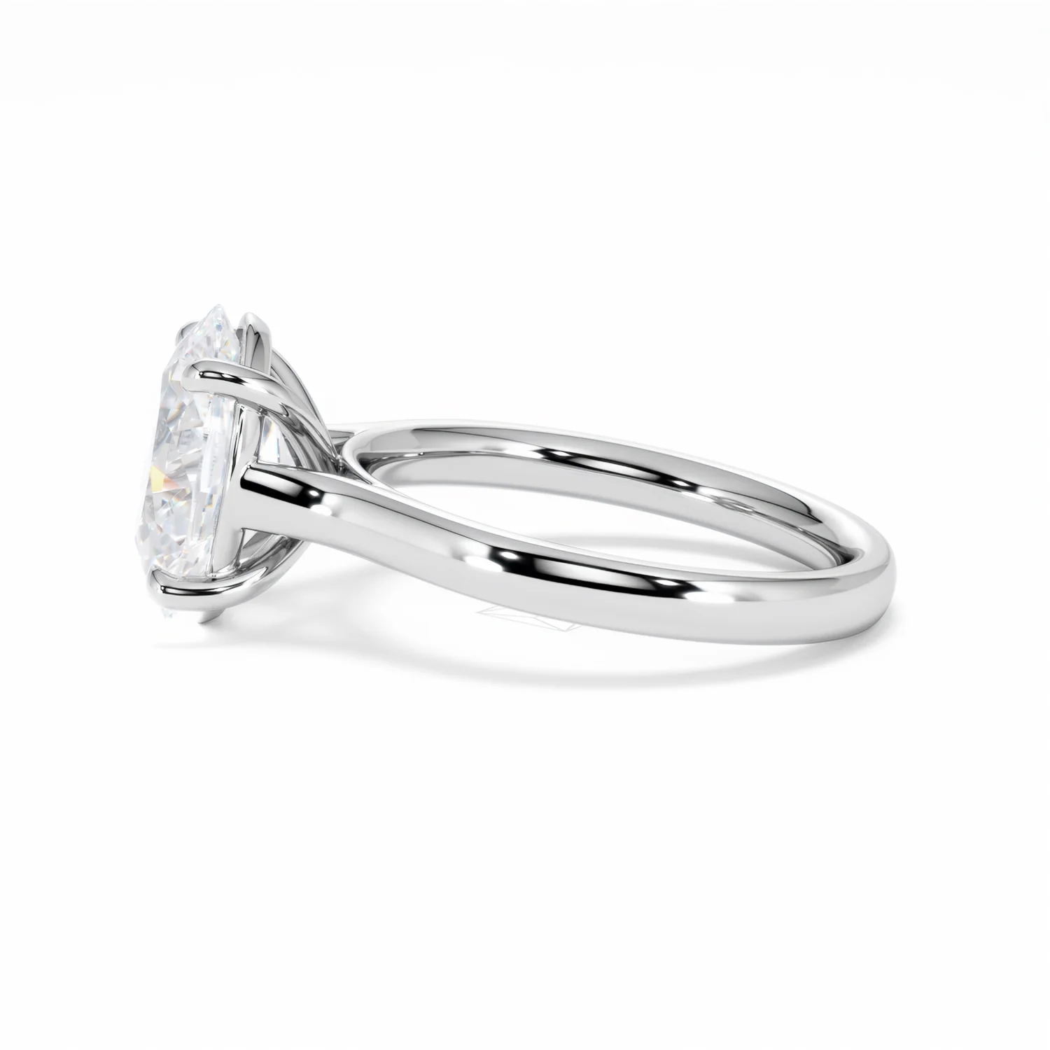 Amora Oval 3.00ct Lab Diamond Engagement Ring G/VS1 Set in 18K White Gold - Image 71