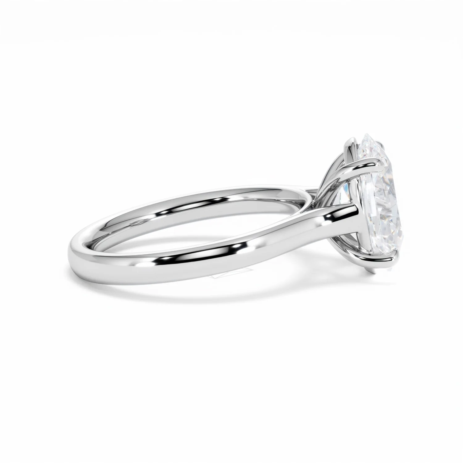 Amora Oval 3.00ct Lab Diamond Engagement Ring G/VS1 Set in Platinum - Image 29