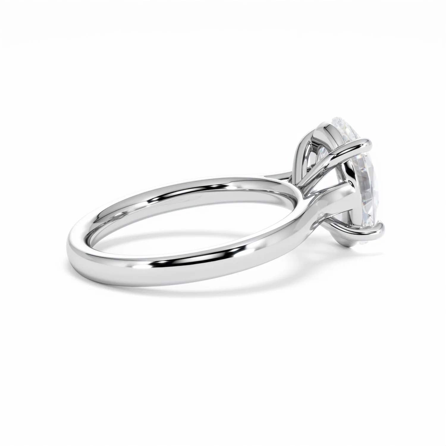 Amora Oval 3.00ct Lab Diamond Engagement Ring G/VS1 Set in Platinum - Image 35