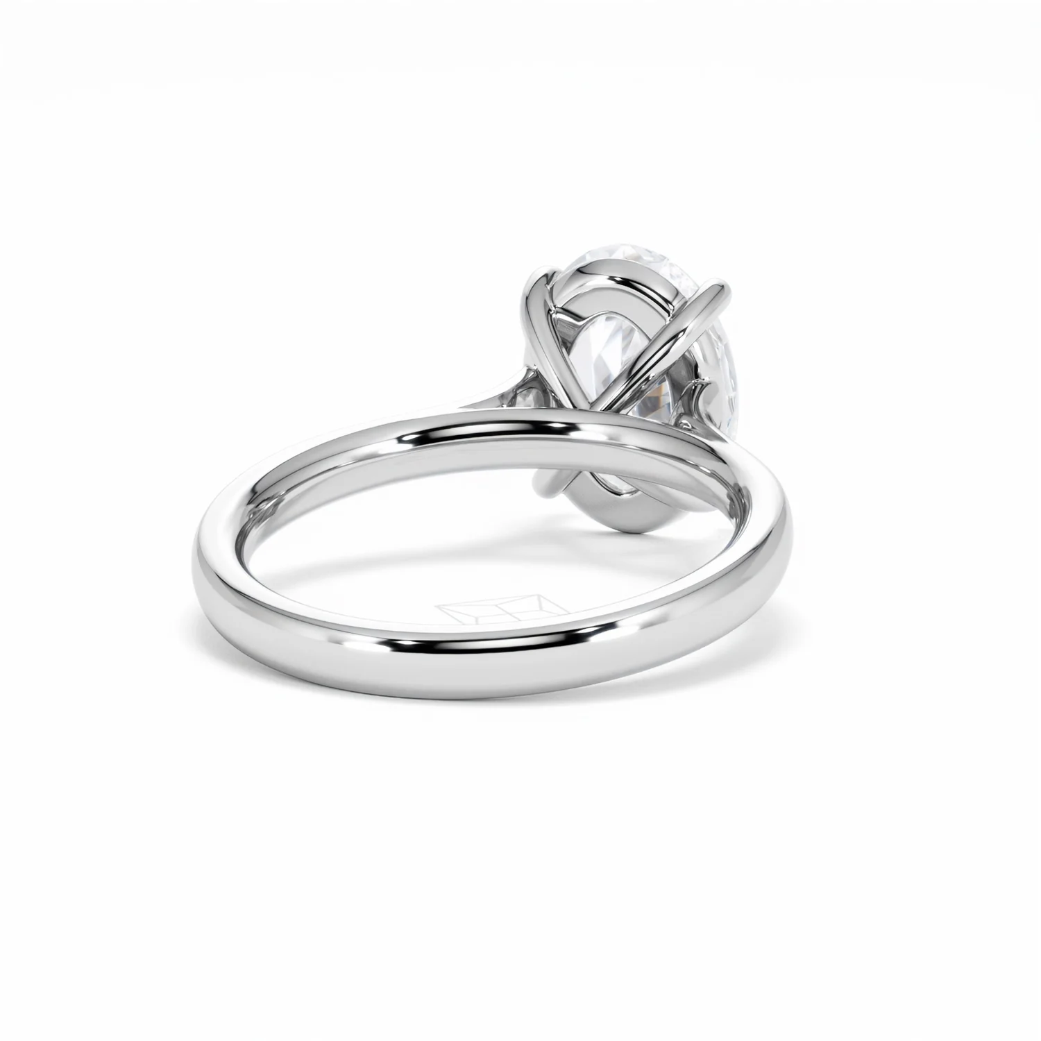 Amora Oval 3.00ct Lab Diamond Engagement Ring G/VS1 Set in Platinum - Image 45