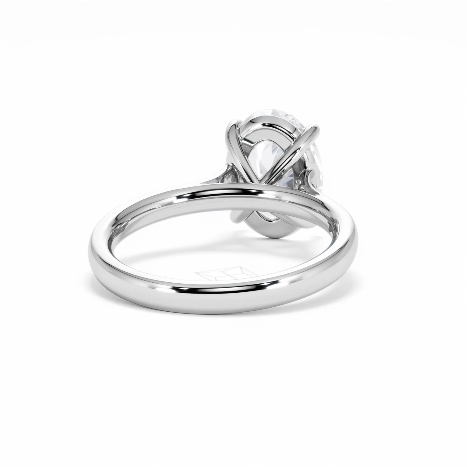 Amora Oval 3.00ct Lab Diamond Engagement Ring G/VS1 Set in Platinum - Image 46