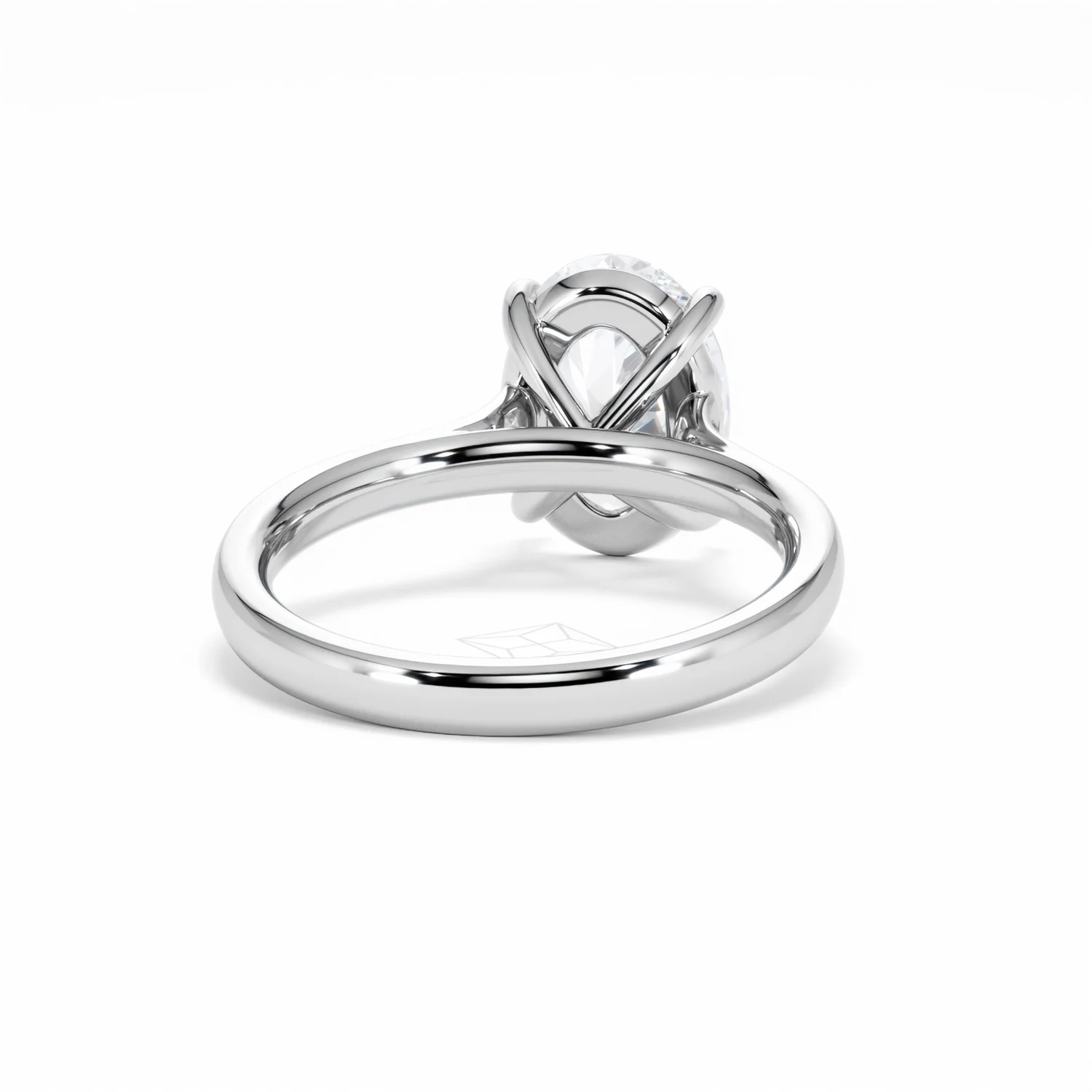 Amora Oval 3.00ct Lab Diamond Engagement Ring G/VS1 Set in Platinum - Image 47