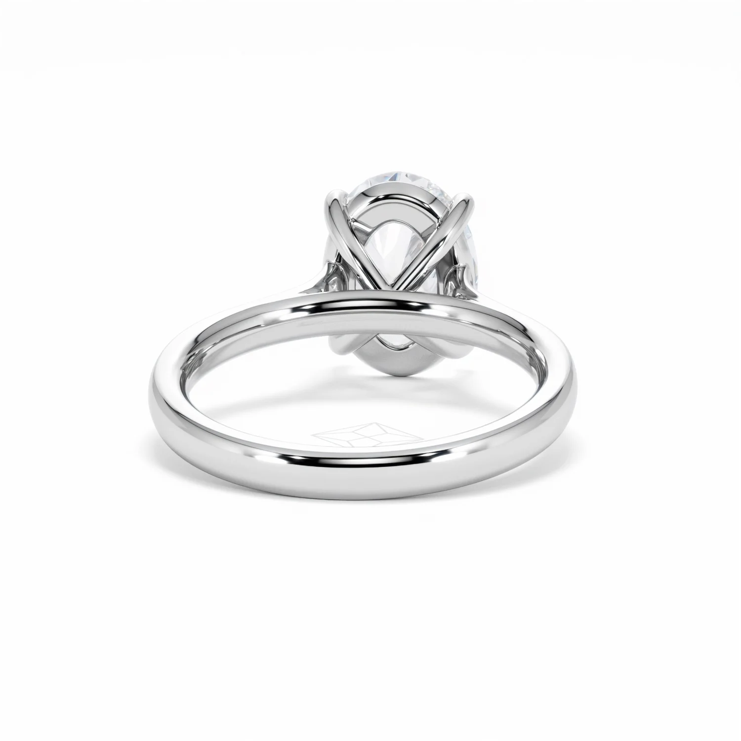 Amora Oval 3.00ct Lab Diamond Engagement Ring G/VS1 Set in Platinum - Image 48