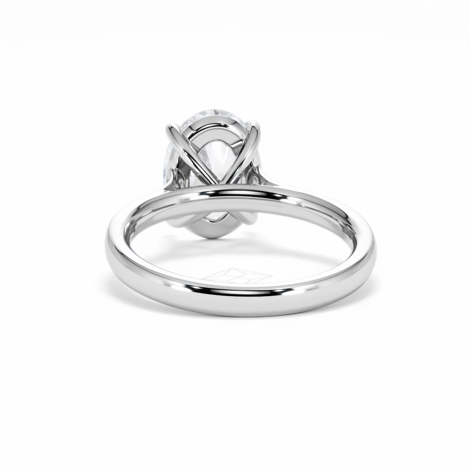 Amora Oval 3.00ct Lab Diamond Engagement Ring G/VS1 Set in Platinum - Image 52