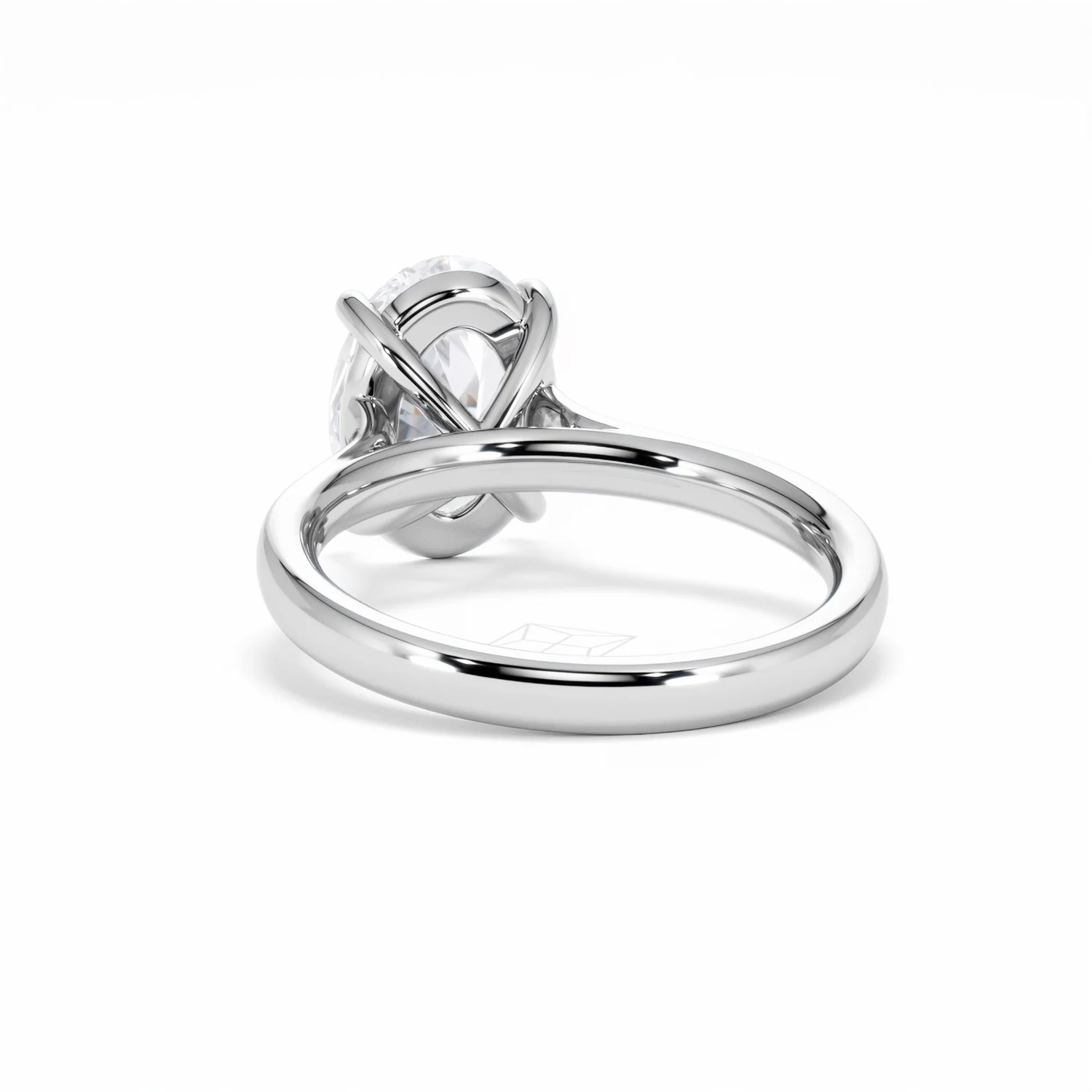 Amora Oval 3.00ct Lab Diamond Engagement Ring G/VS1 Set in Platinum - Image 54