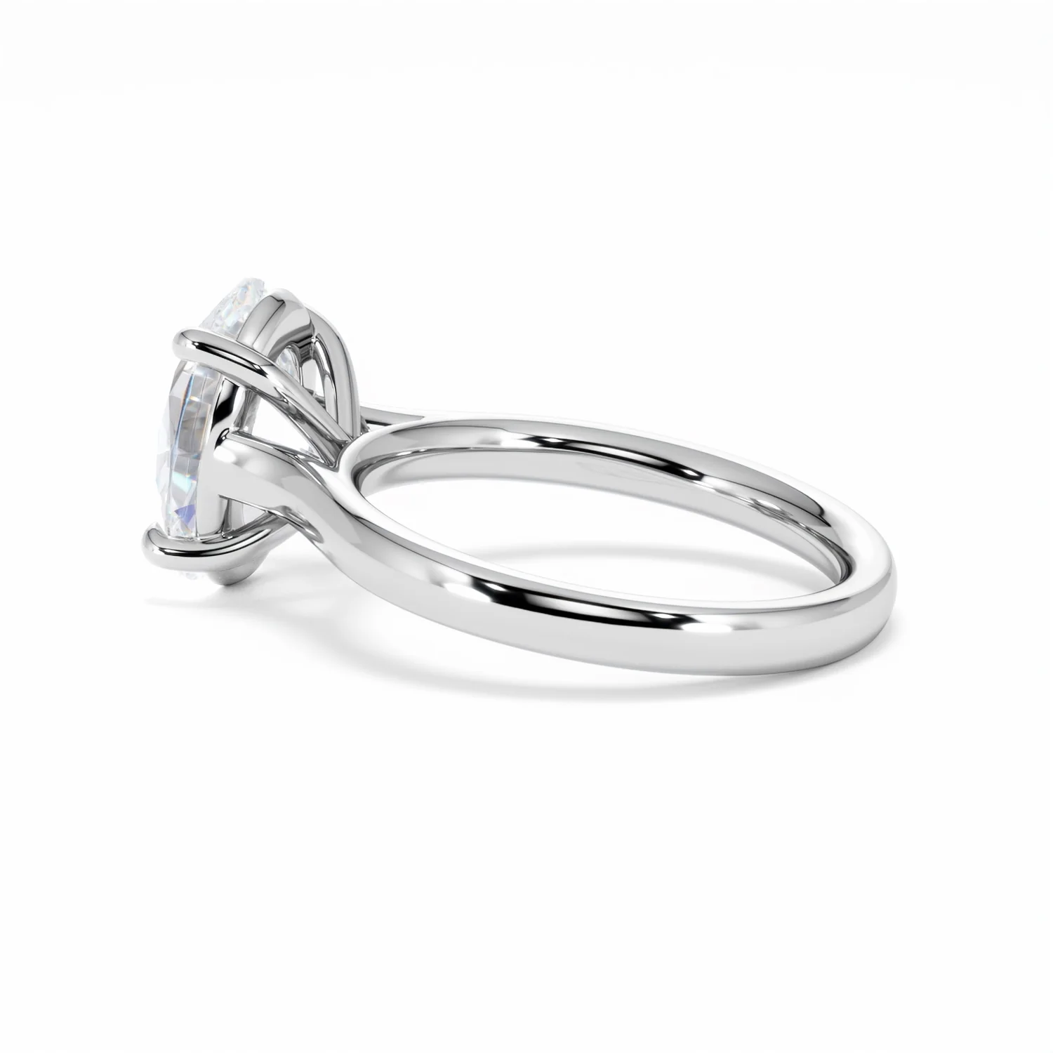 Amora Oval 3.00ct Lab Diamond Engagement Ring G/VS1 Set in Platinum - Image 65
