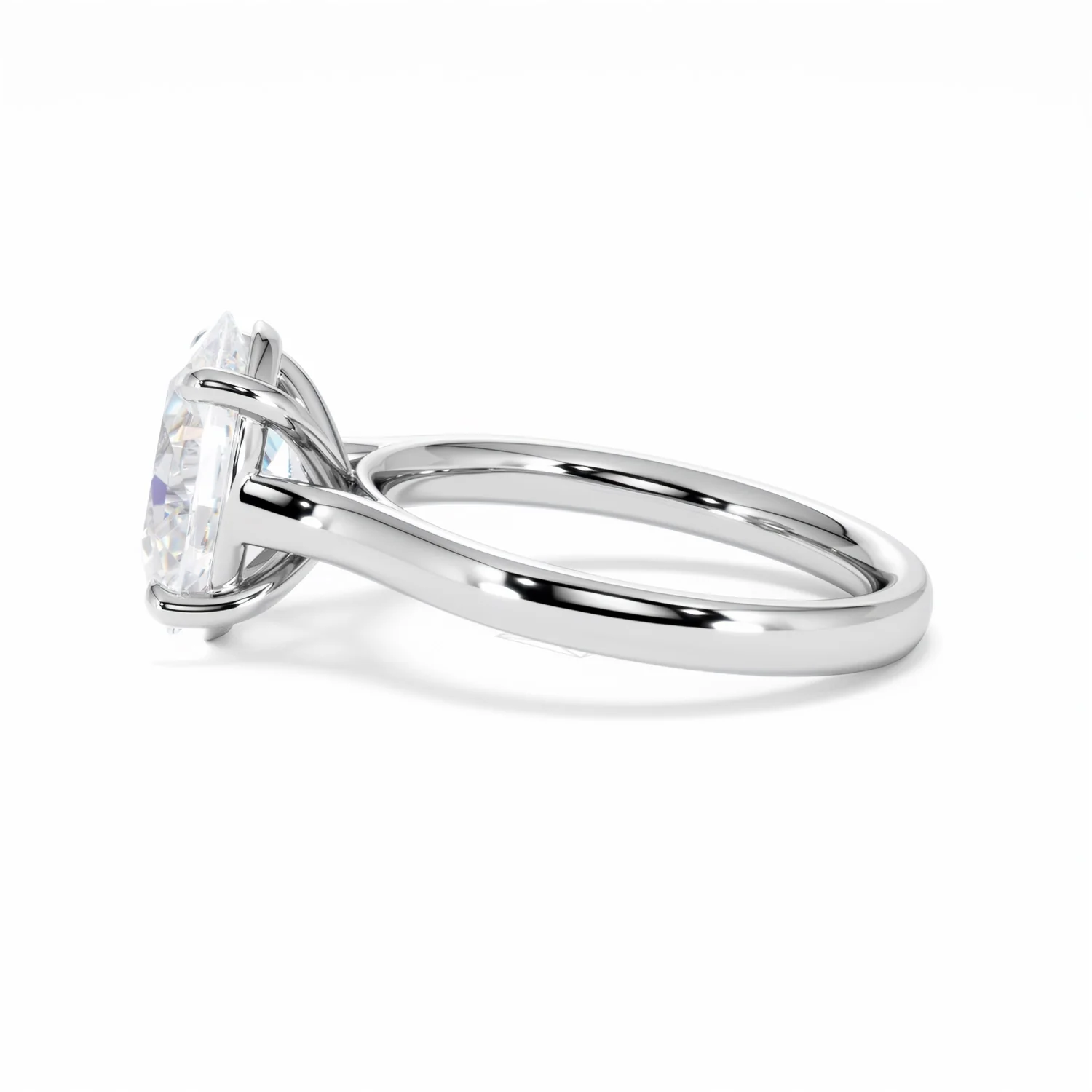 Amora Oval 3.00ct Lab Diamond Engagement Ring G/VS1 Set in Platinum - Image 70
