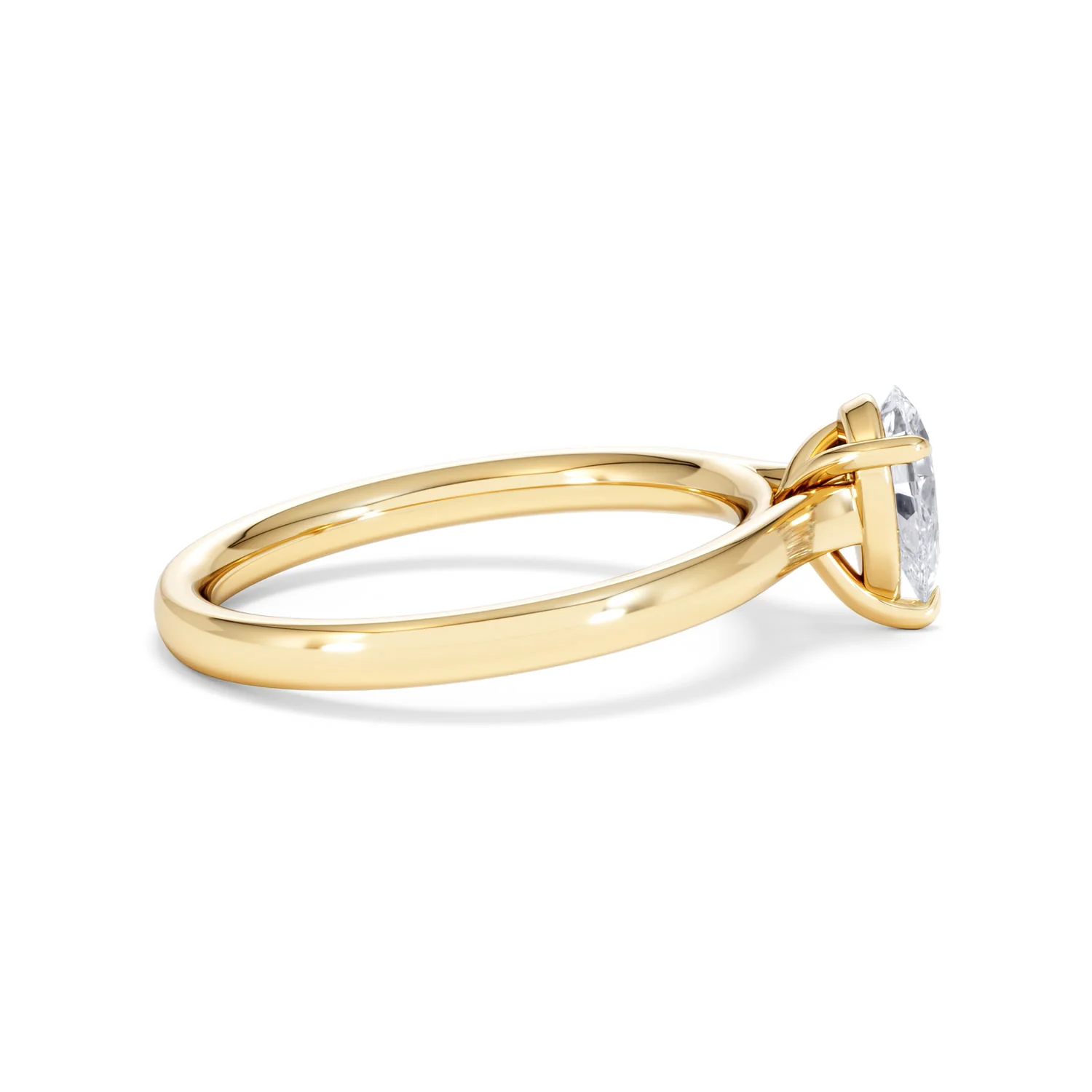 Amora Pear 0.50ct Lab Diamond Engagement Ring F/VS Set in 18K Gold - Image 29