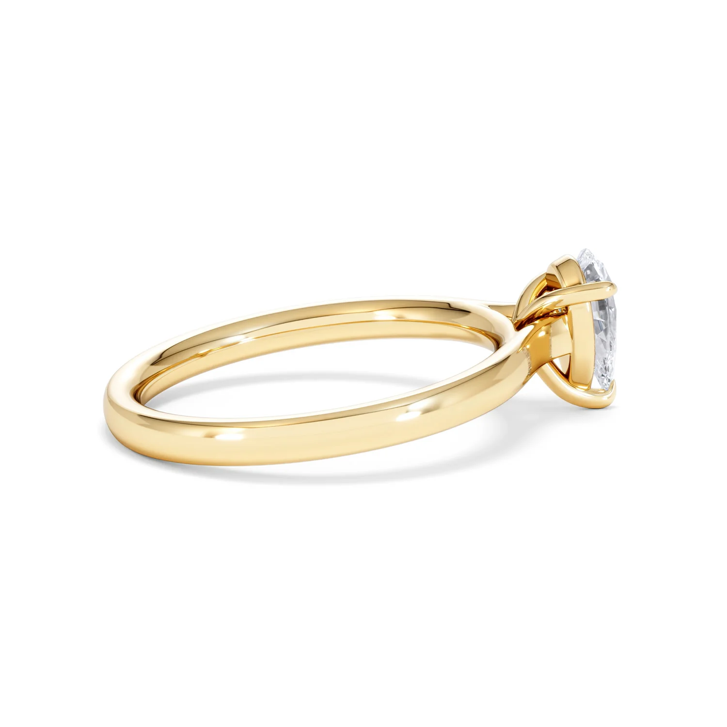 Amora Pear 0.50ct Lab Diamond Engagement Ring F/VS Set in 18K Gold - Image 31