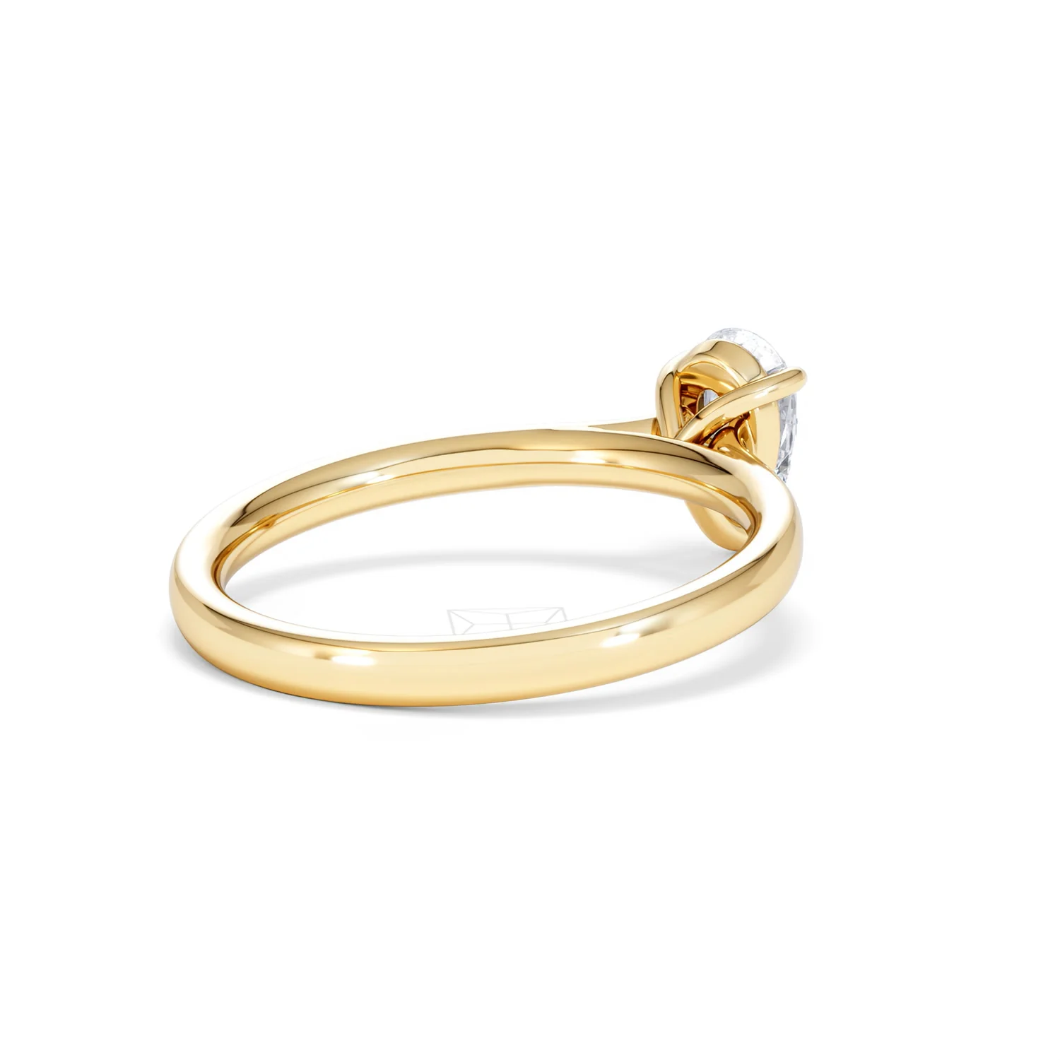 Amora Pear 0.50ct Lab Diamond Engagement Ring F/VS Set in 18K Gold - Image 39