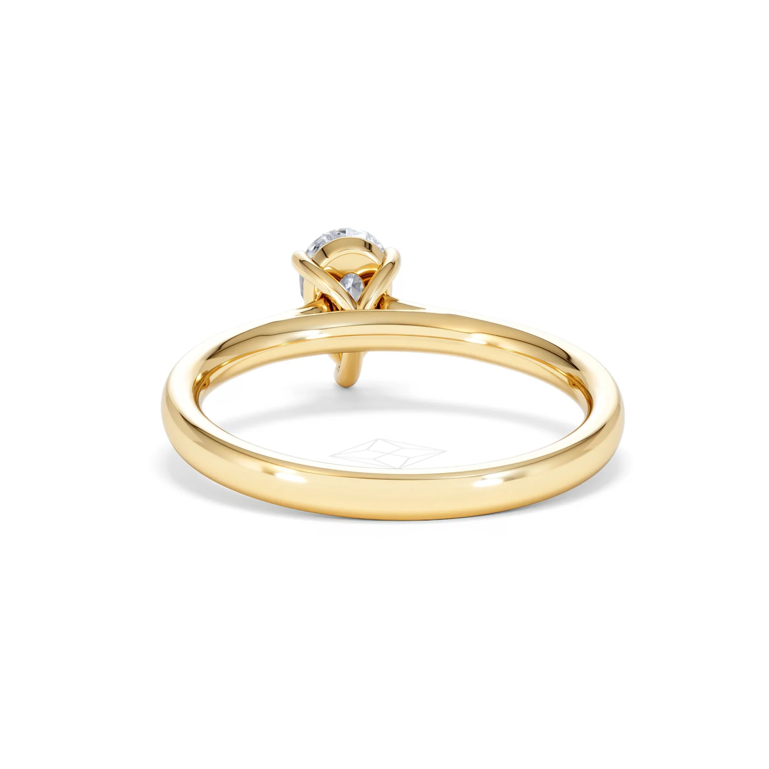 Amora Pear 0.50ct Lab Diamond Engagement Ring F/VS Set in 18K Gold - Image 50