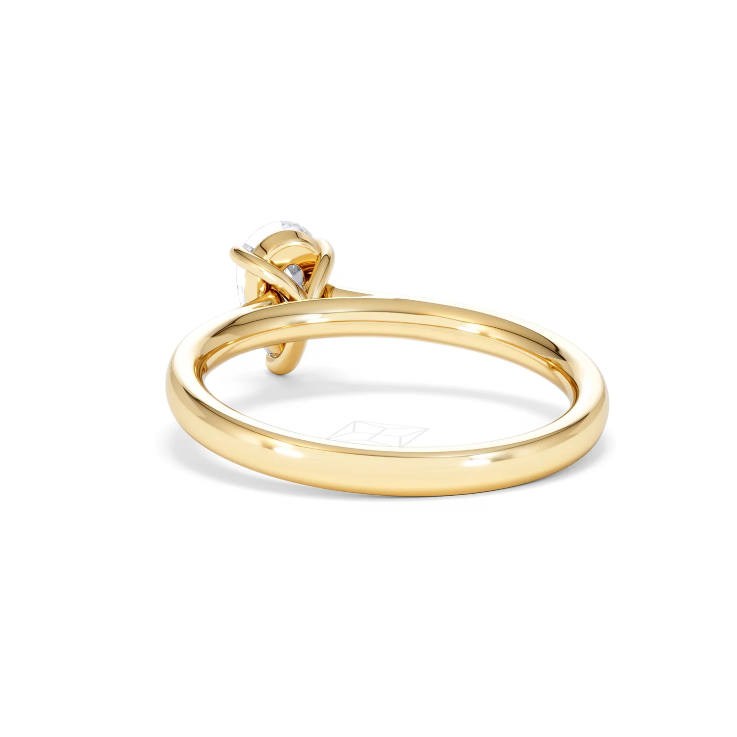 Amora Pear 0.50ct Lab Diamond Engagement Ring F/VS Set in 18K Gold - Image 53
