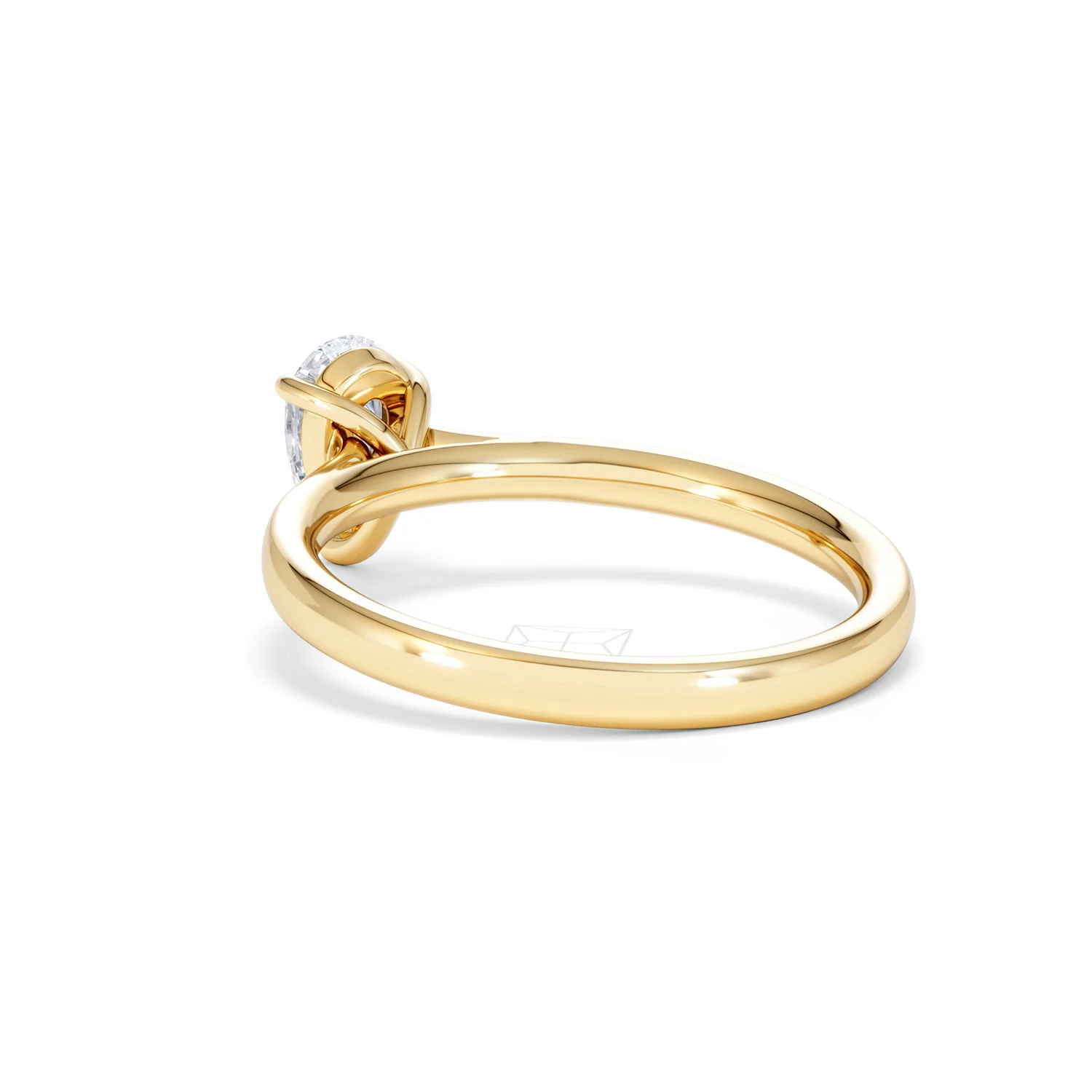 Amora Pear 0.50ct Lab Diamond Engagement Ring F/VS Set in 18K Gold - Image 56