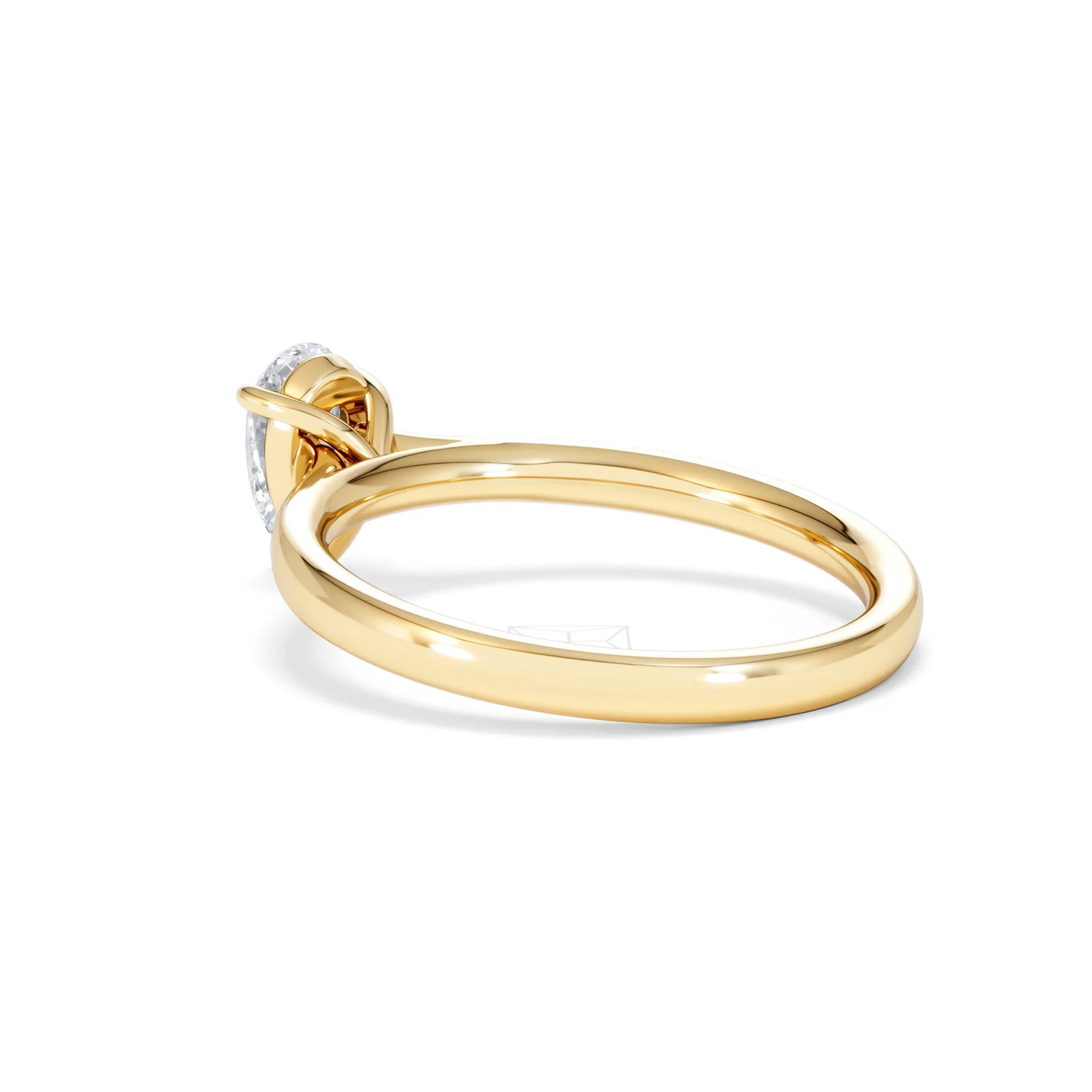 Amora Pear 0.50ct Lab Diamond Engagement Ring F/VS Set in 18K Gold - Image 58