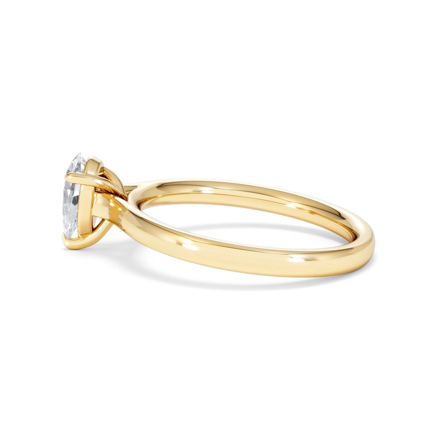 Amora Pear 0.50ct Lab Diamond Engagement Ring F/VS Set in 18K Gold - Image 66