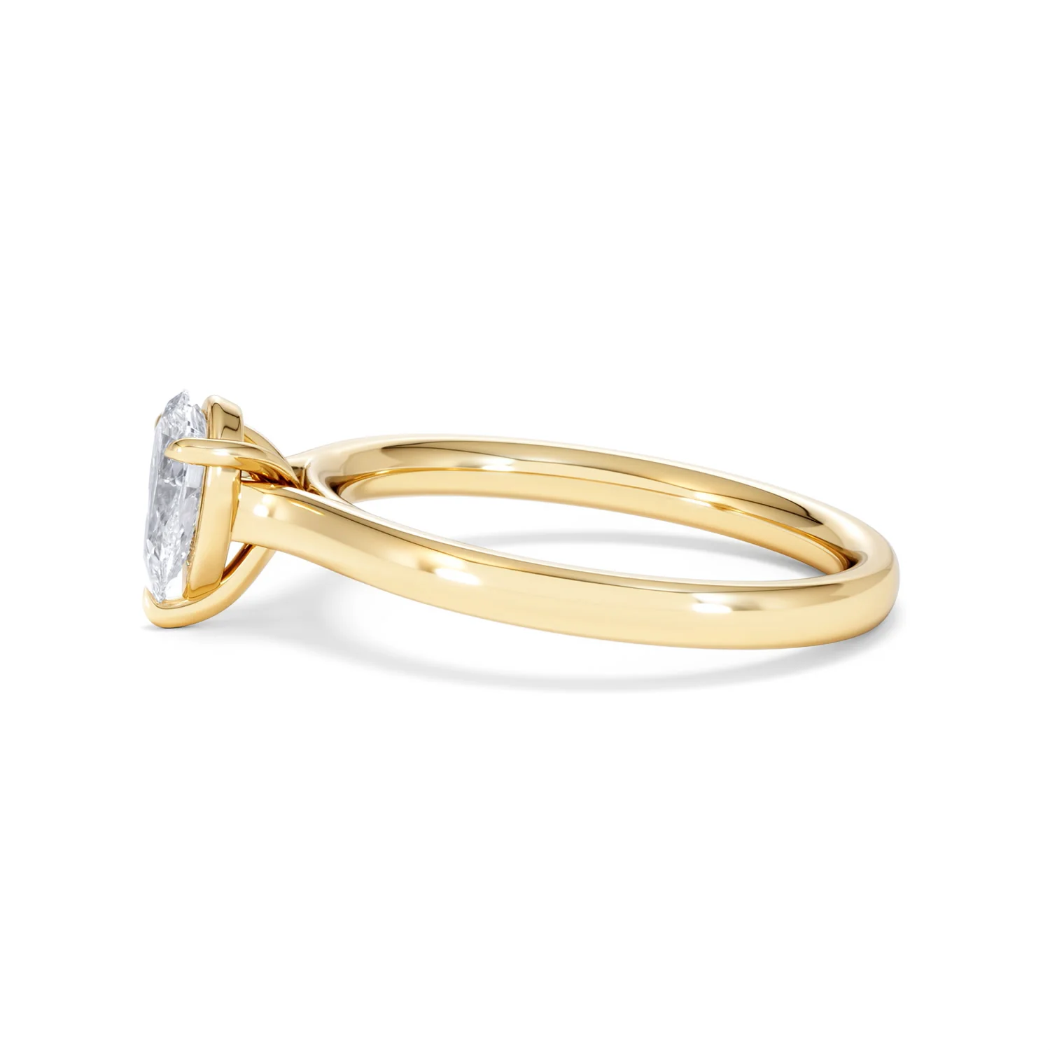 Amora Pear 0.50ct Lab Diamond Engagement Ring F/VS Set in 18K Gold - Image 70