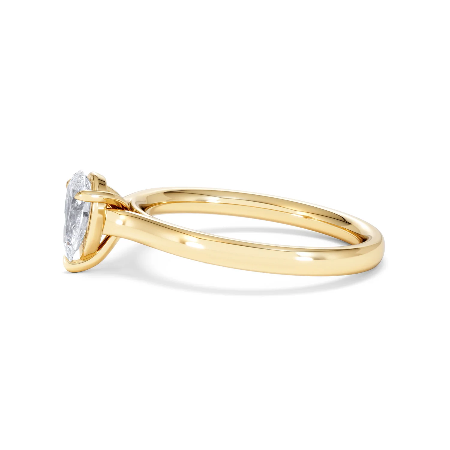Amora Pear 0.50ct Lab Diamond Engagement Ring F/VS Set in 18K Gold - Image 71