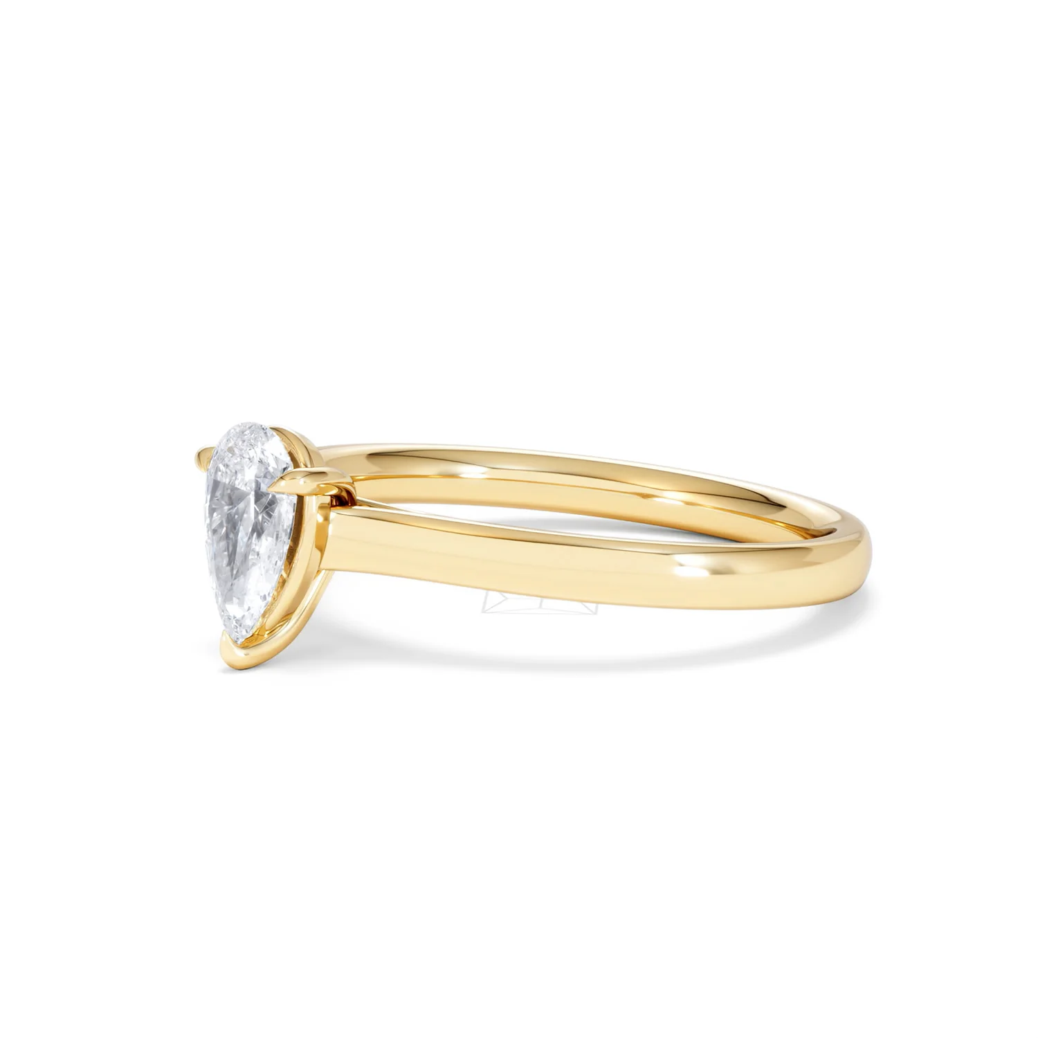 Amora Pear 0.50ct Lab Diamond Engagement Ring F/VS Set in 18K Gold - Image 77