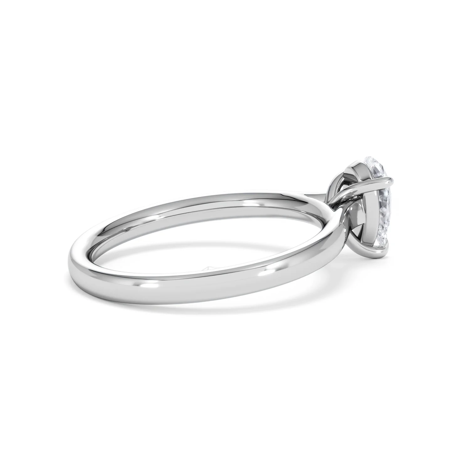 Amora Pear 0.50ct Lab Diamond Engagement Ring F/VS Set in 18K White Gold - Image 33