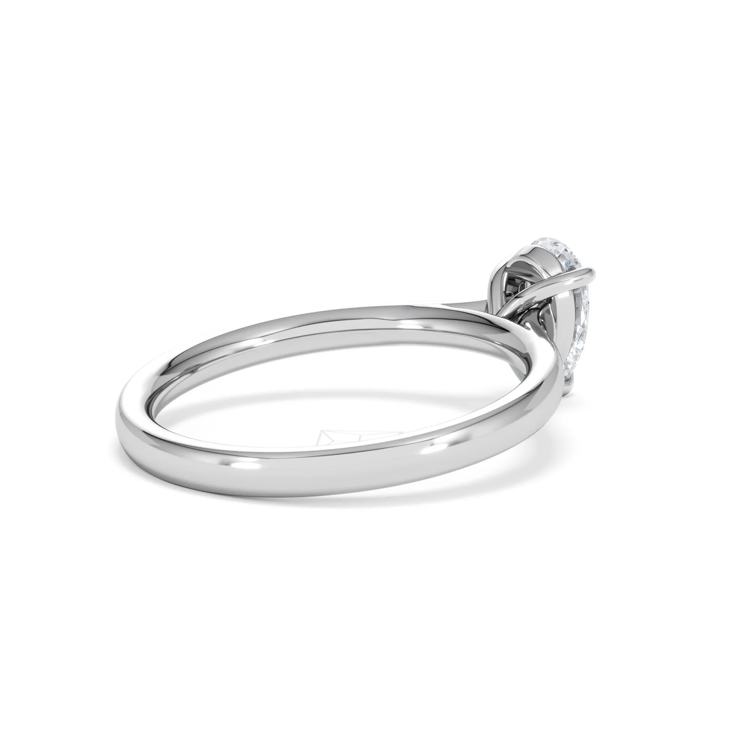 Amora Pear 0.50ct Lab Diamond Engagement Ring F/VS Set in 18K White Gold - Image 37