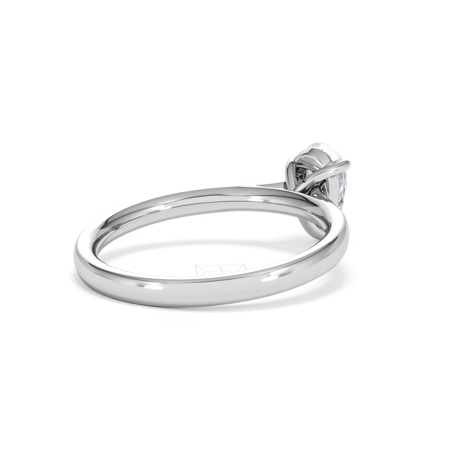 Amora Pear 0.50ct Lab Diamond Engagement Ring F/VS Set in 18K White Gold - Image 39