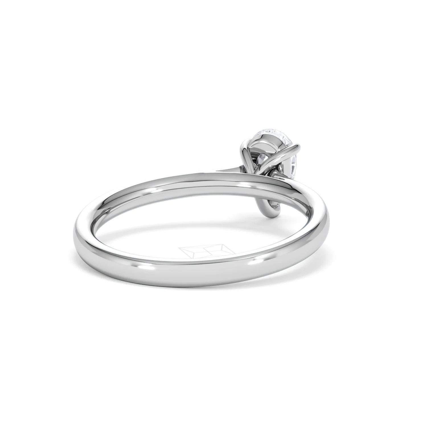 Amora Pear 0.50ct Lab Diamond Engagement Ring F/VS Set in 18K White Gold - Image 42