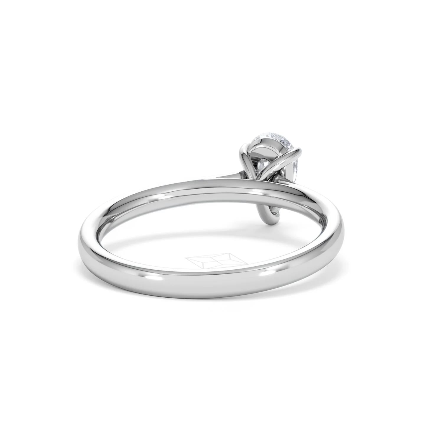 Amora Pear 0.50ct Lab Diamond Engagement Ring F/VS Set in 18K White Gold - Image 43