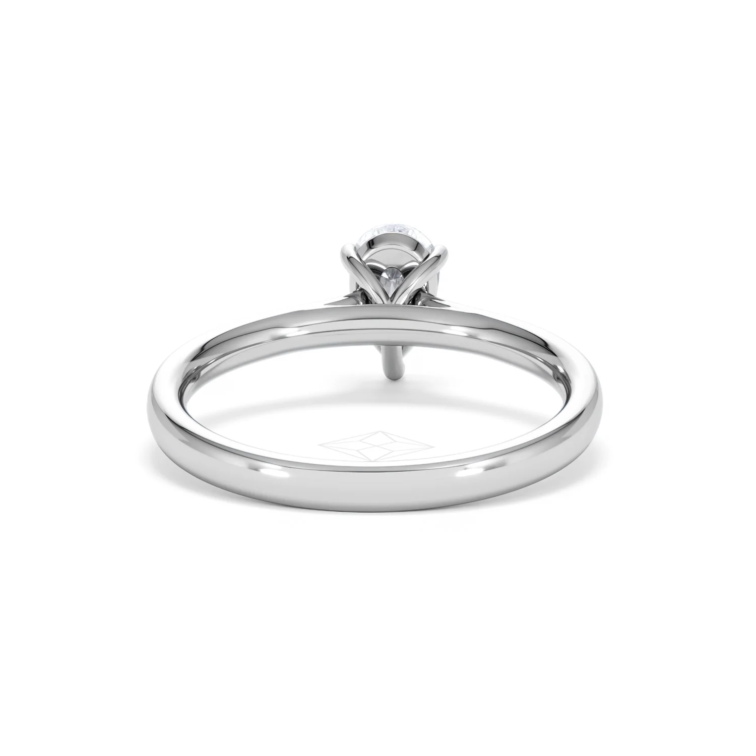Amora Pear 0.50ct Lab Diamond Engagement Ring F/VS Set in 18K White Gold - Image 47