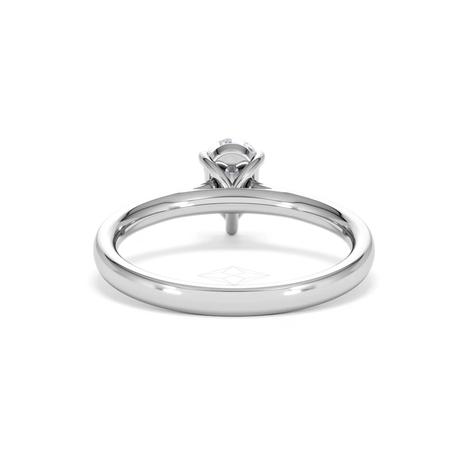 Amora Pear 0.50ct Lab Diamond Engagement Ring F/VS Set in 18K White Gold - Image 48