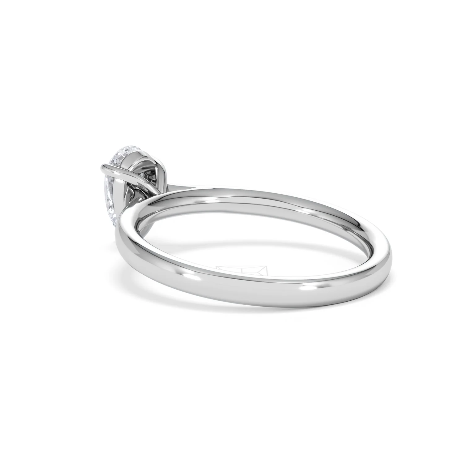Amora Pear 0.50ct Lab Diamond Engagement Ring F/VS Set in 18K White Gold - Image 58