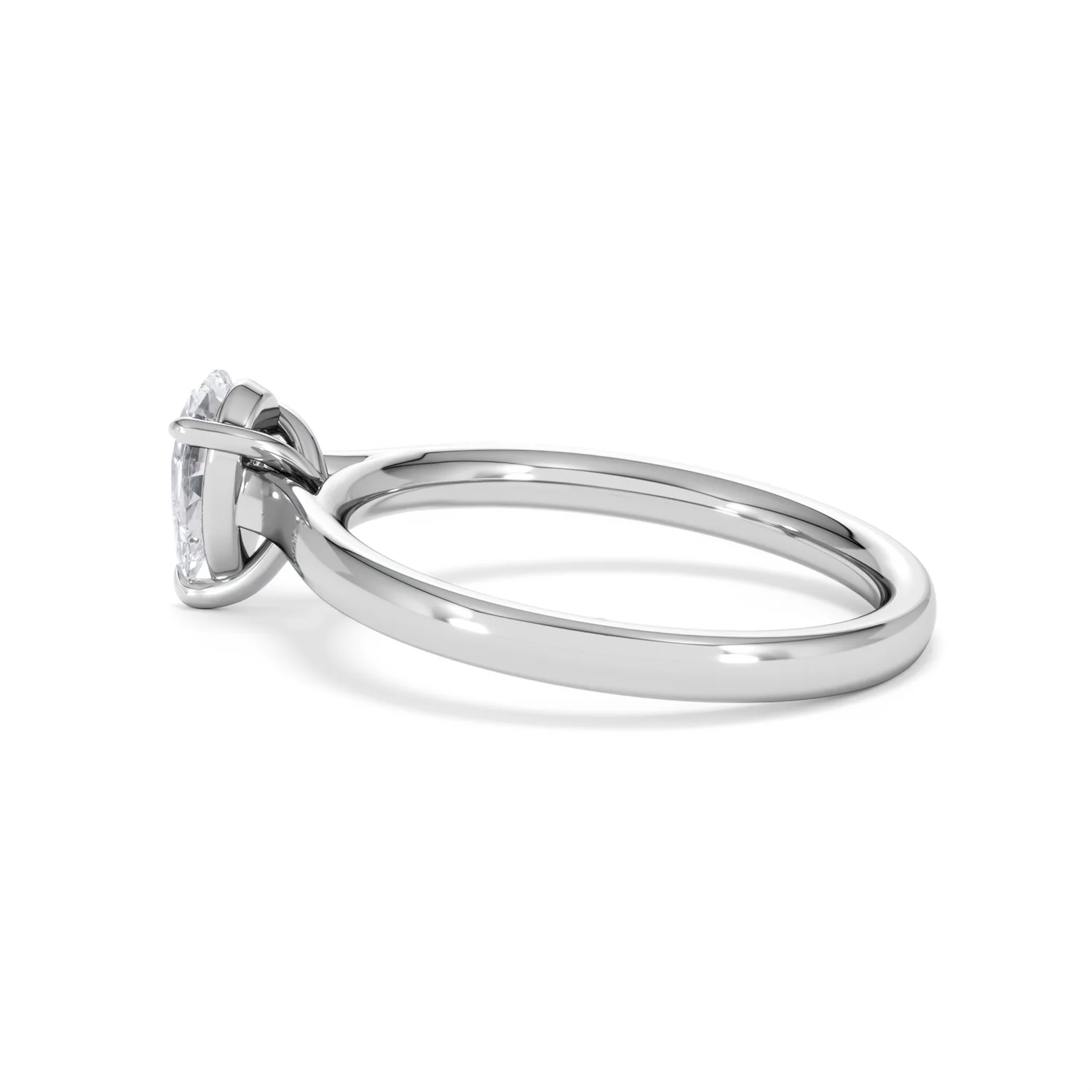Amora Pear 0.50ct Lab Diamond Engagement Ring F/VS Set in 18K White Gold - Image 64