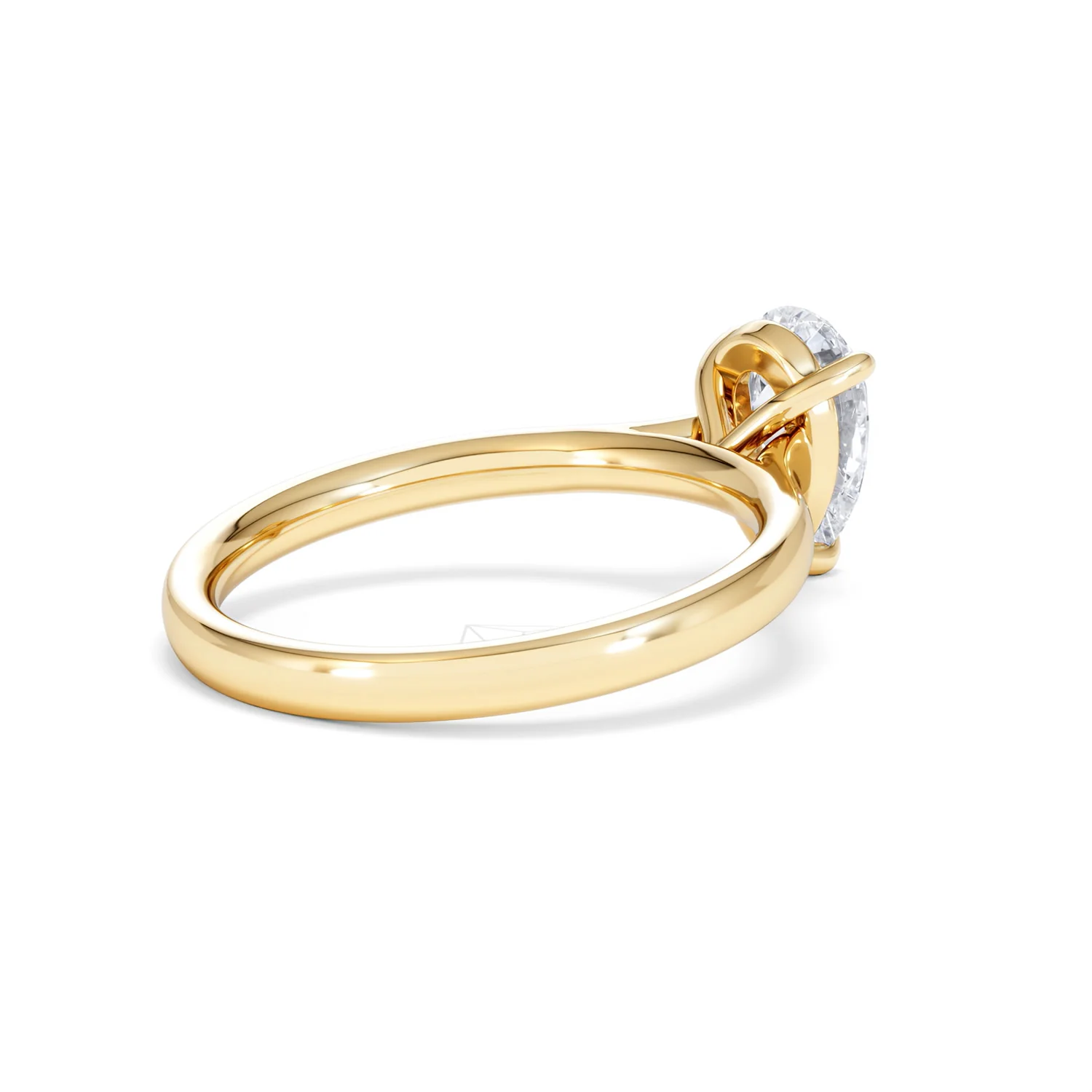 Amora Pear 1.00ct Lab Diamond Engagement Ring F/VS Set in 18K Gold - Image 37