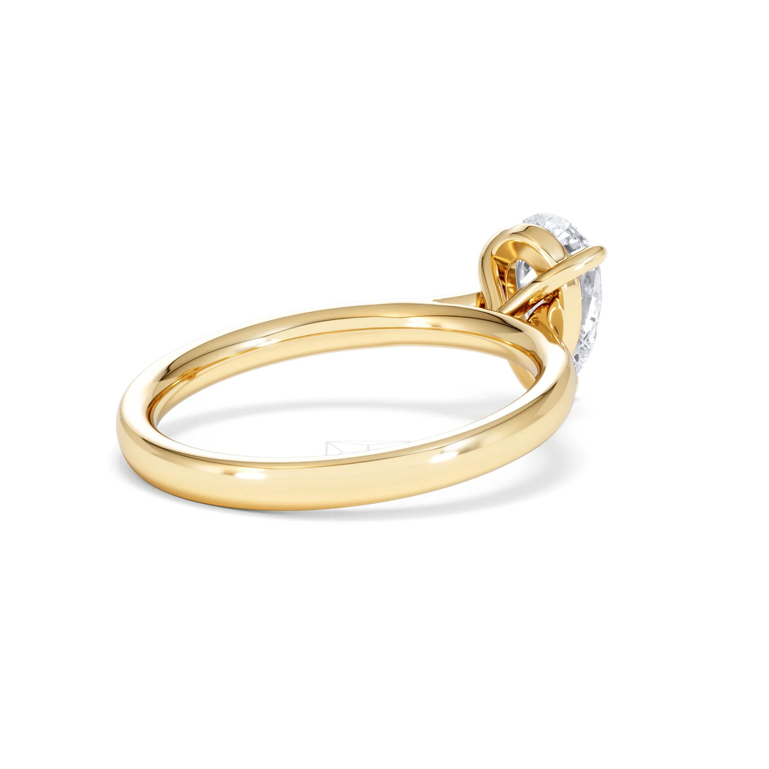 Amora Pear 1.00ct Lab Diamond Engagement Ring F/VS Set in 18K Gold - Image 38