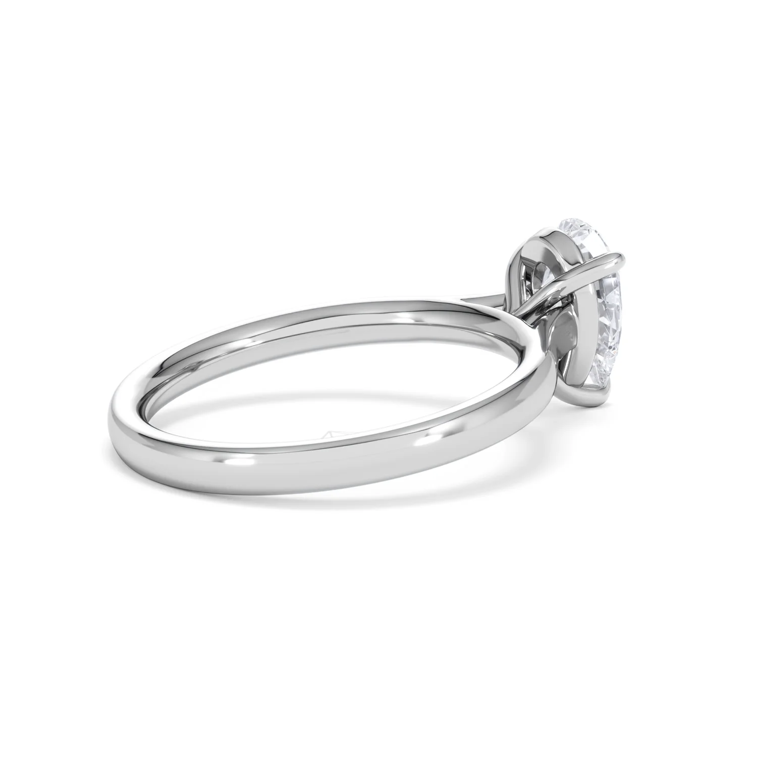 Amora Pear 1.00ct Lab Diamond Engagement Ring F/VS Set in 18K White Gold - Image 35